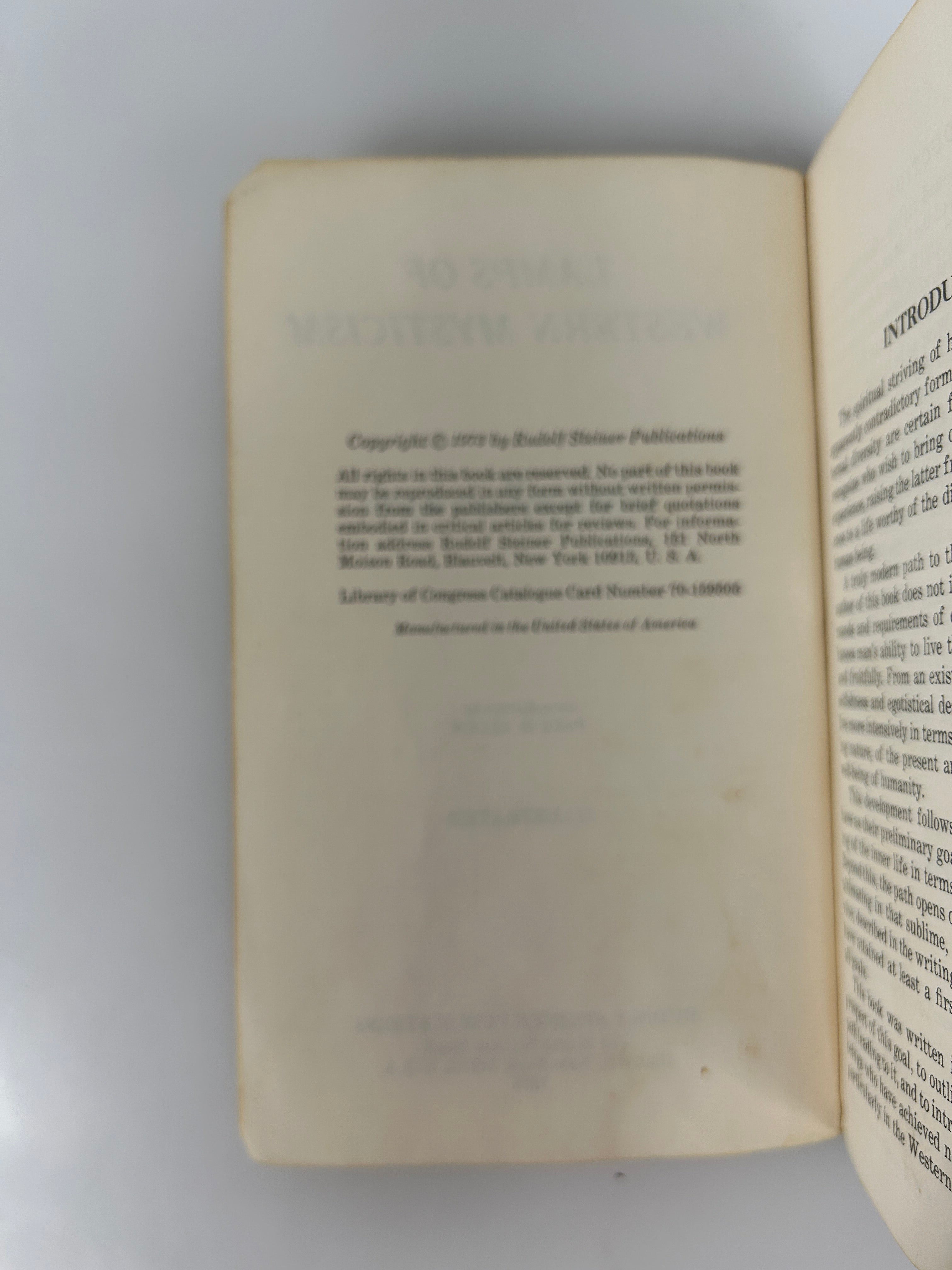 Lamps of Western Mysticism (1973) Arthur Edward Waite PB VG Steiner Books