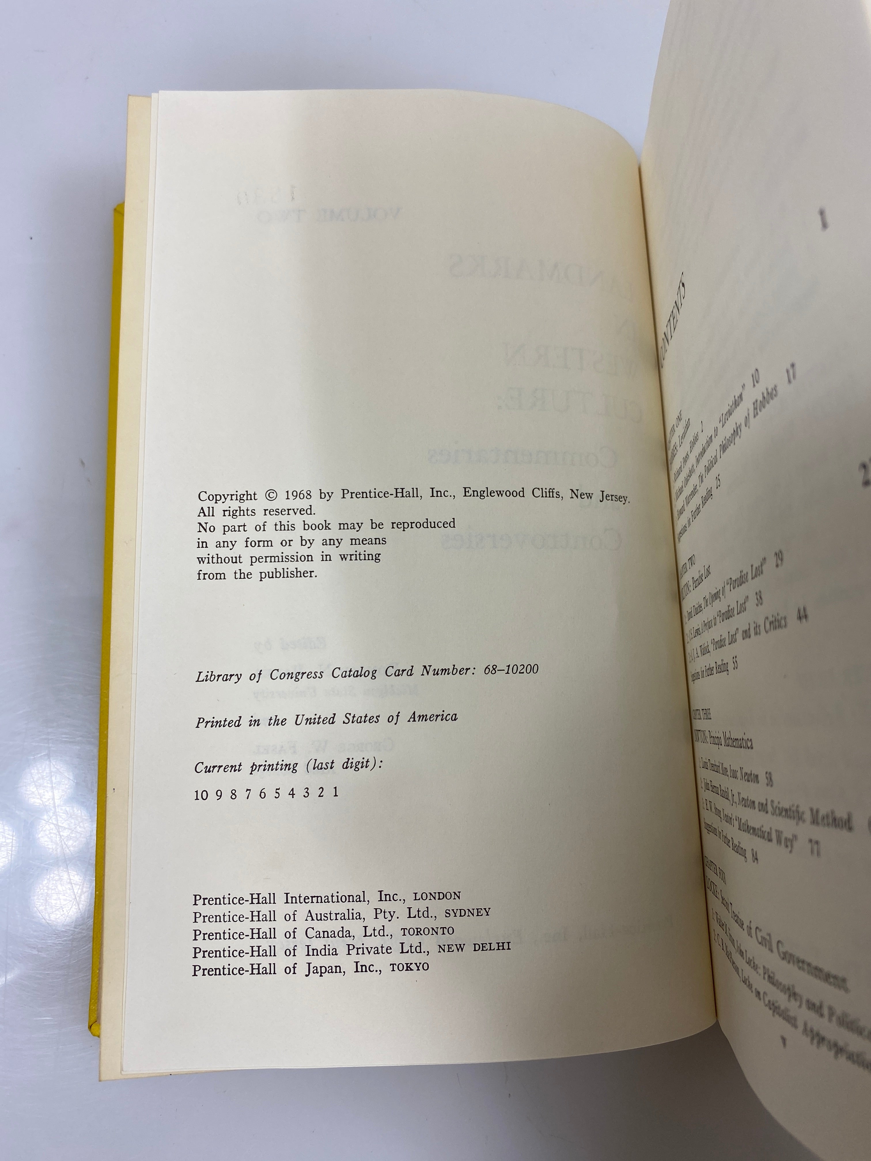 Landmarks in Western Culture Vol. II Baker/Fasel Ex-library 1968 HC