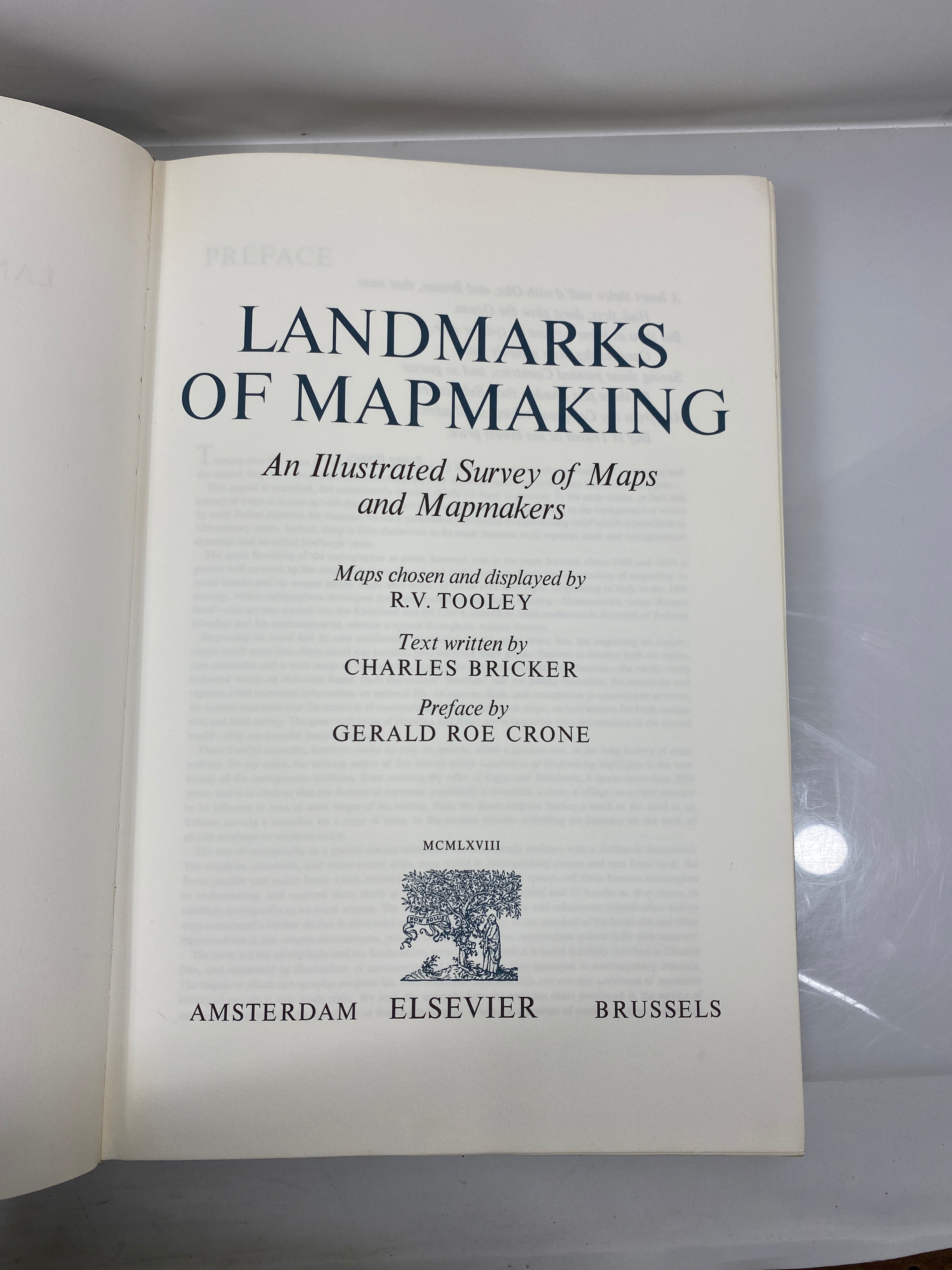 Landmarks of Mapmaking Toolet/Bricker 1968 HC