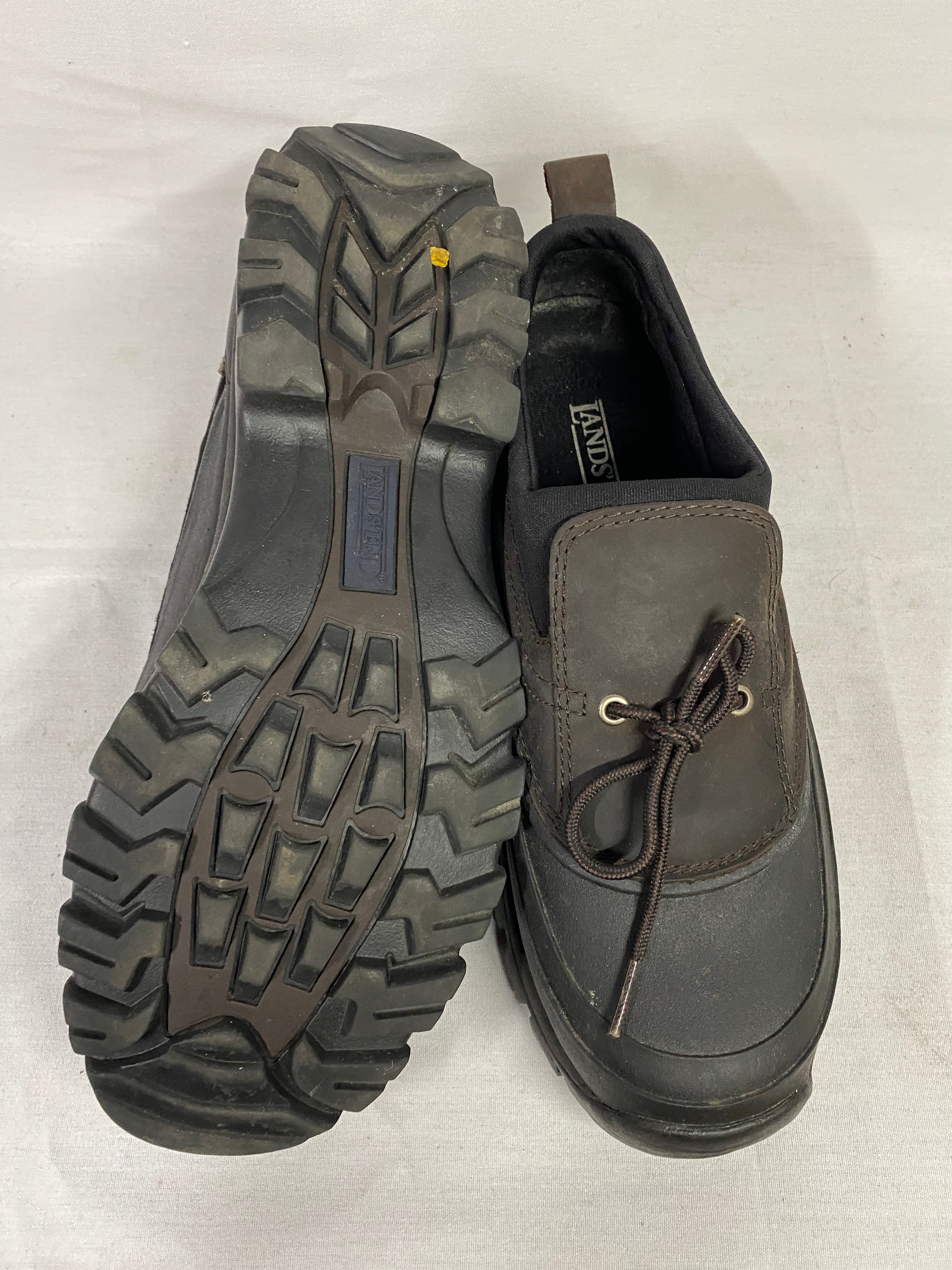 Lands' End Waterproof Slip-On Ankle Duckboot Shoe Women's Size 10D