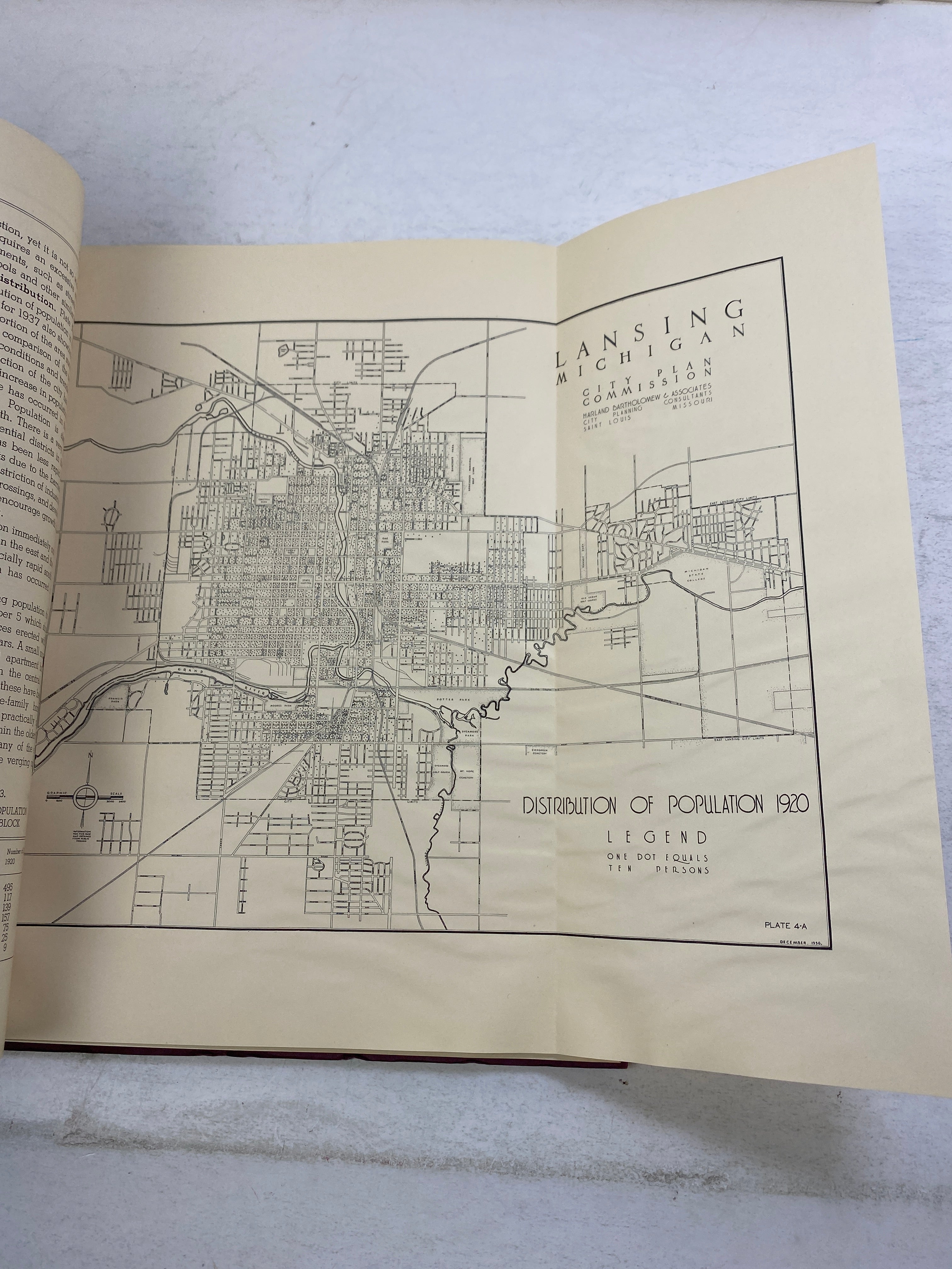 Lansing, Michigan City Plan 1938