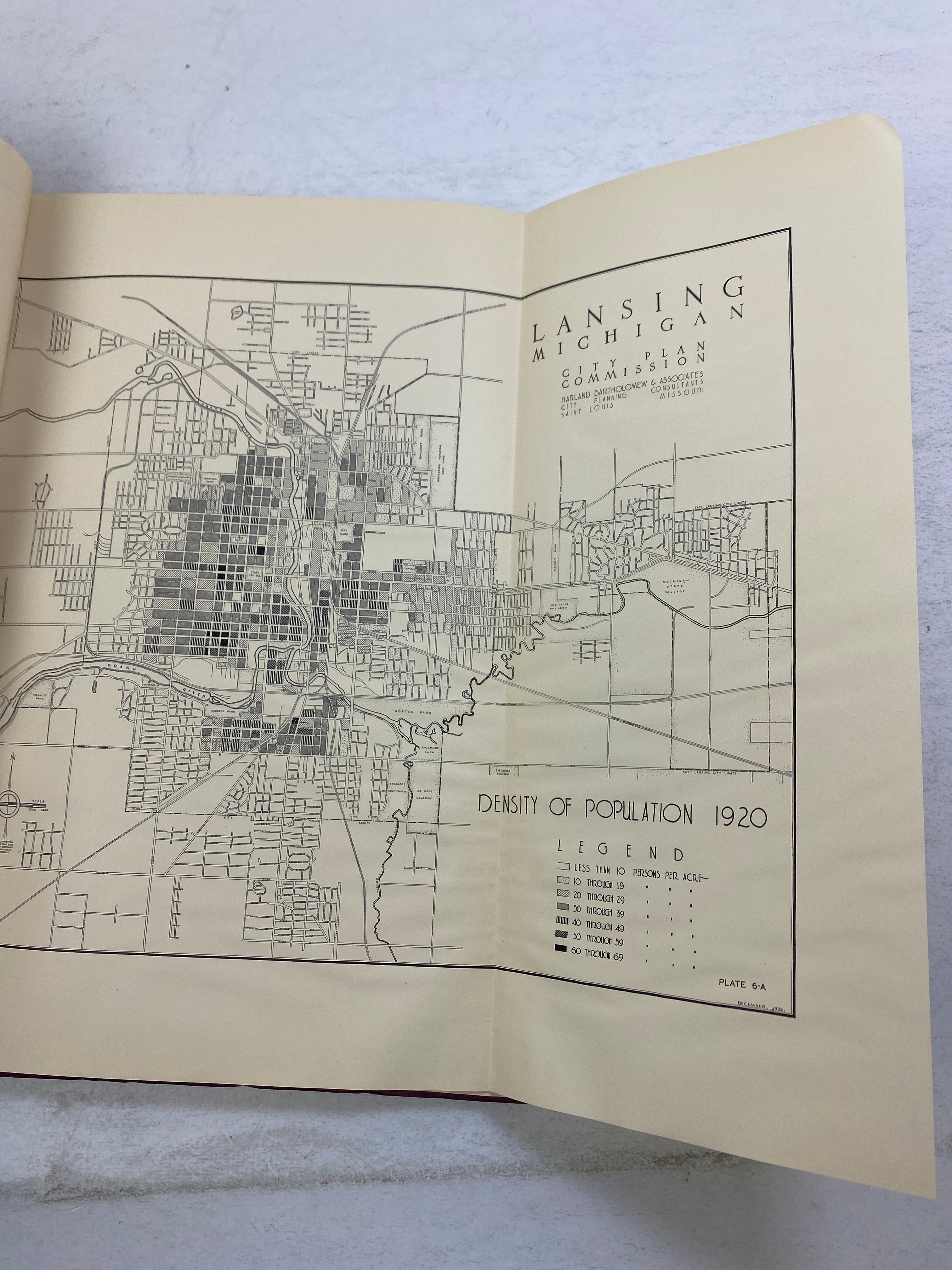 Lansing, Michigan City Plan 1938
