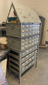 Large 56 Drawer Tiered Parts Cabinet/Drawers