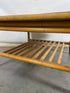 Large Bamboo-Like Wooden Table