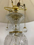 Large Crystal Pull String Lamp