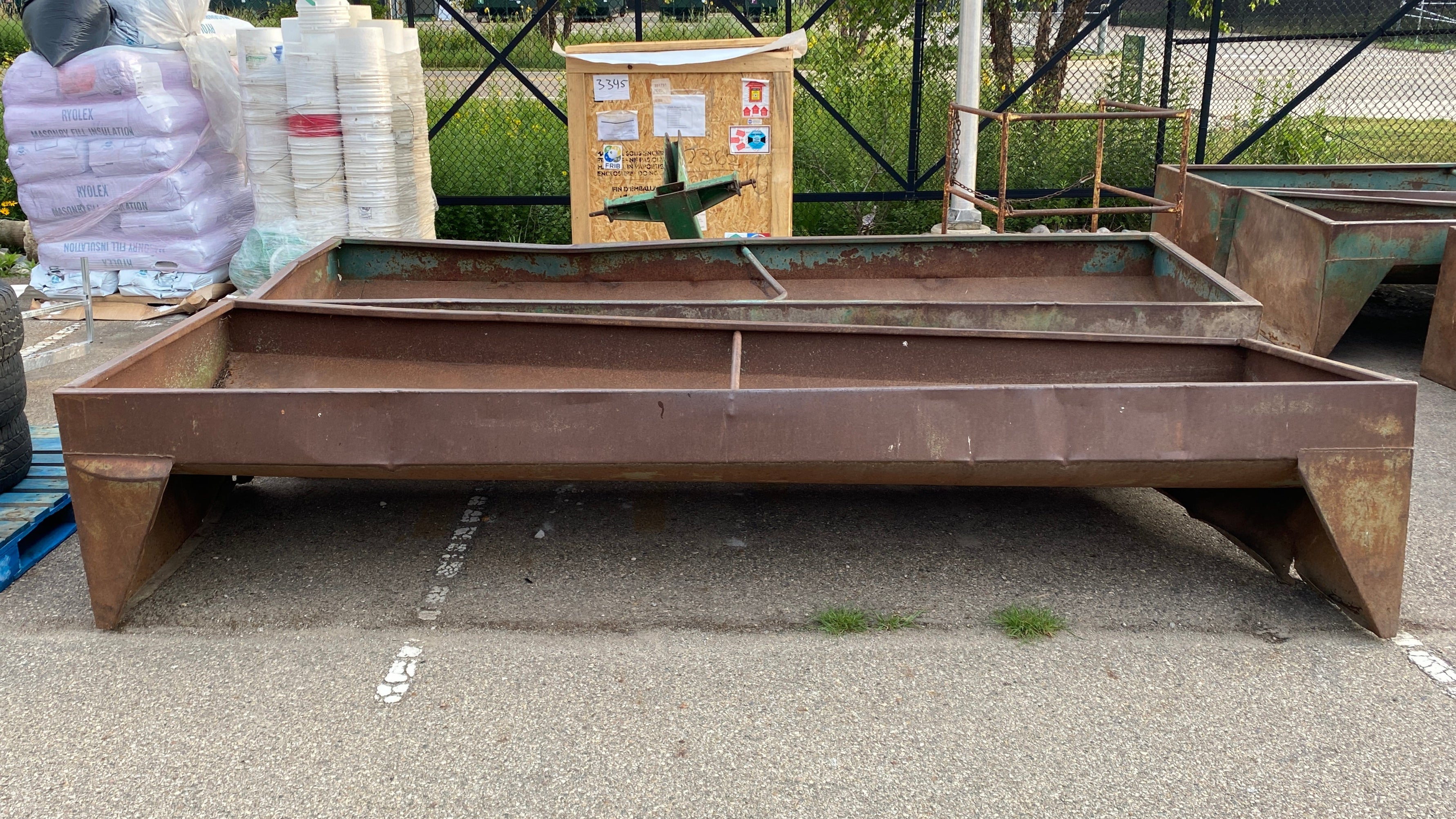 Large Metal Farm Feedbunks