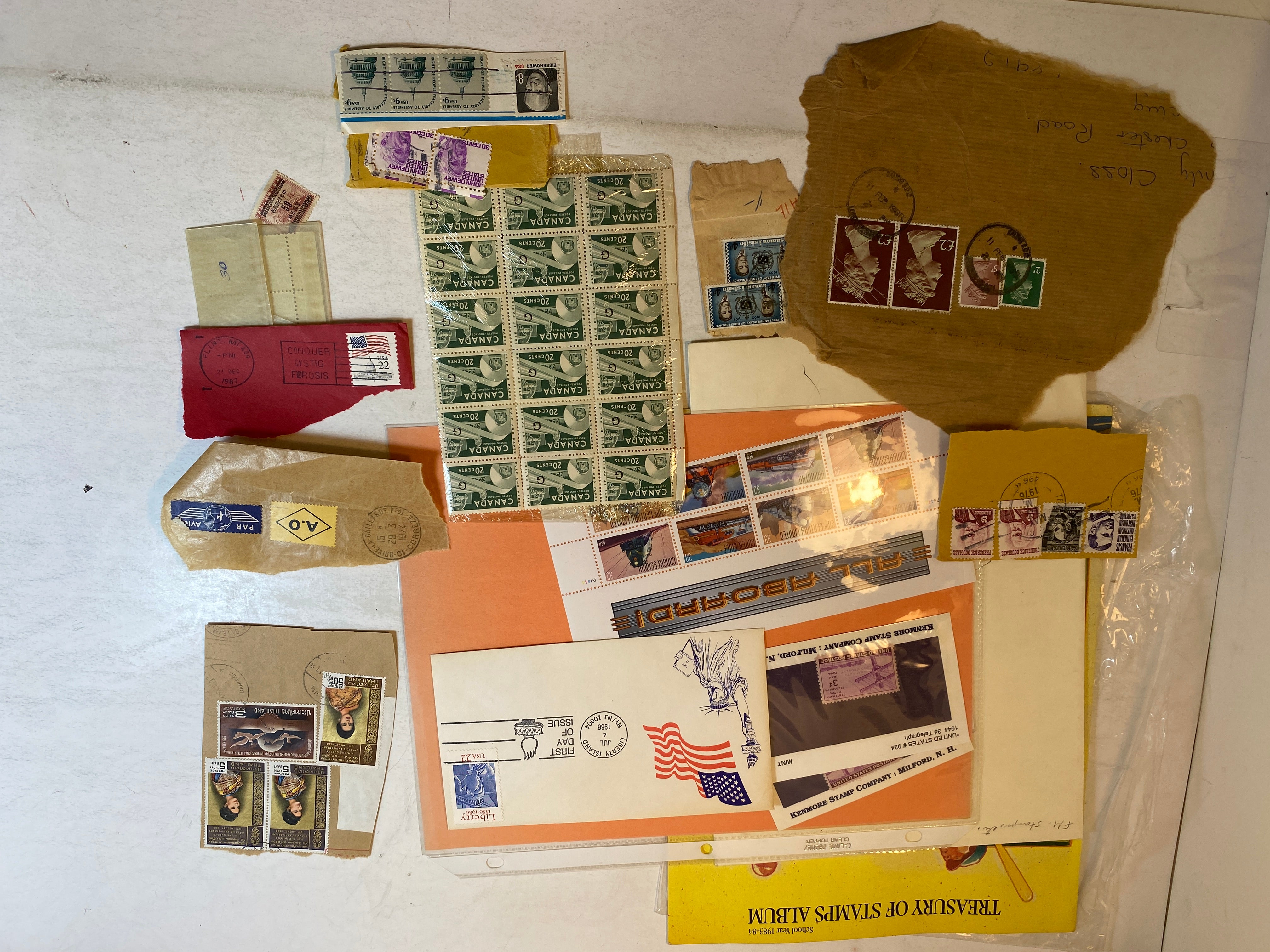 Large Stamp Collection with Many Vintage Albums