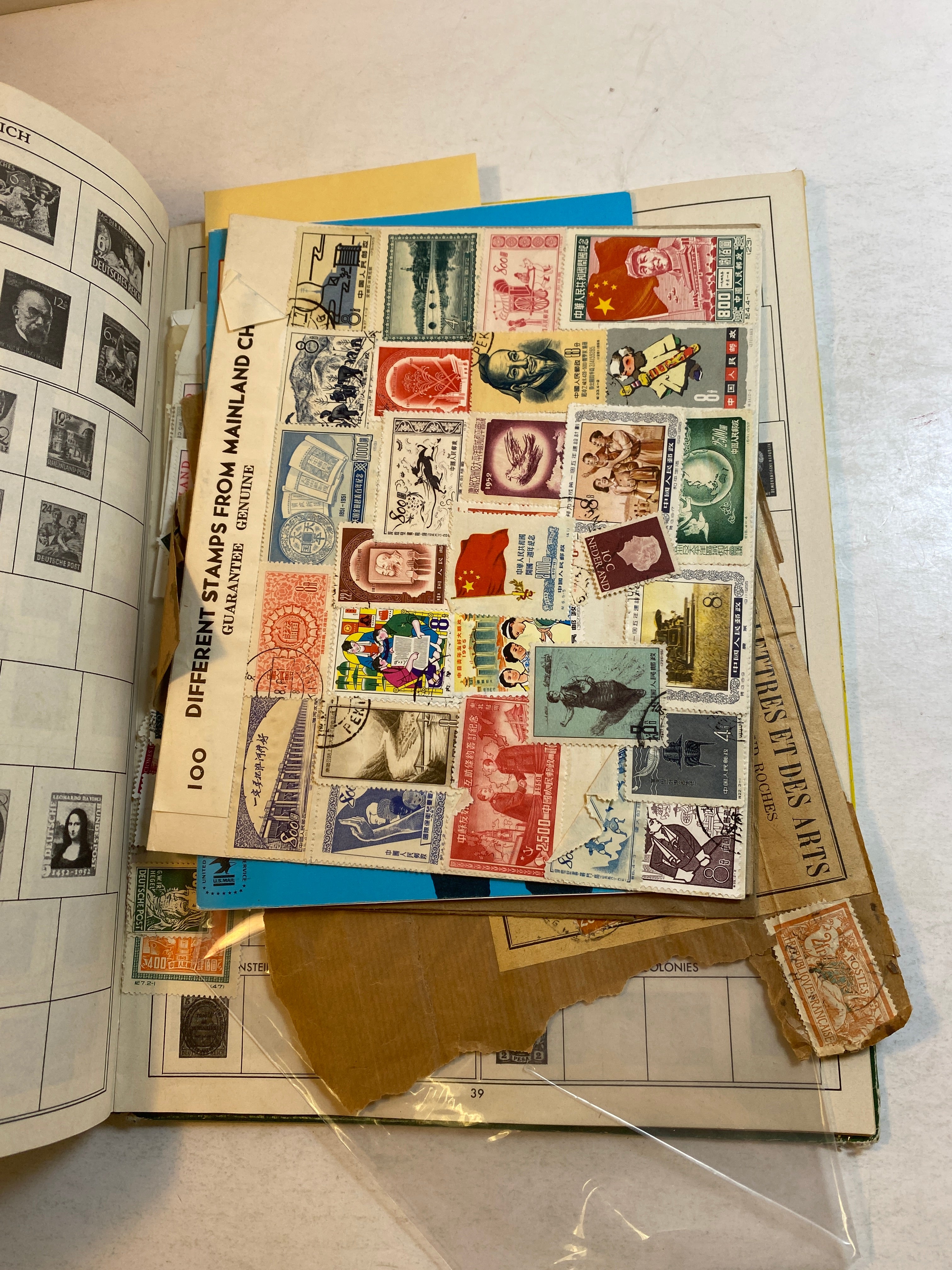 Large Stamp Collection with Many Vintage Albums