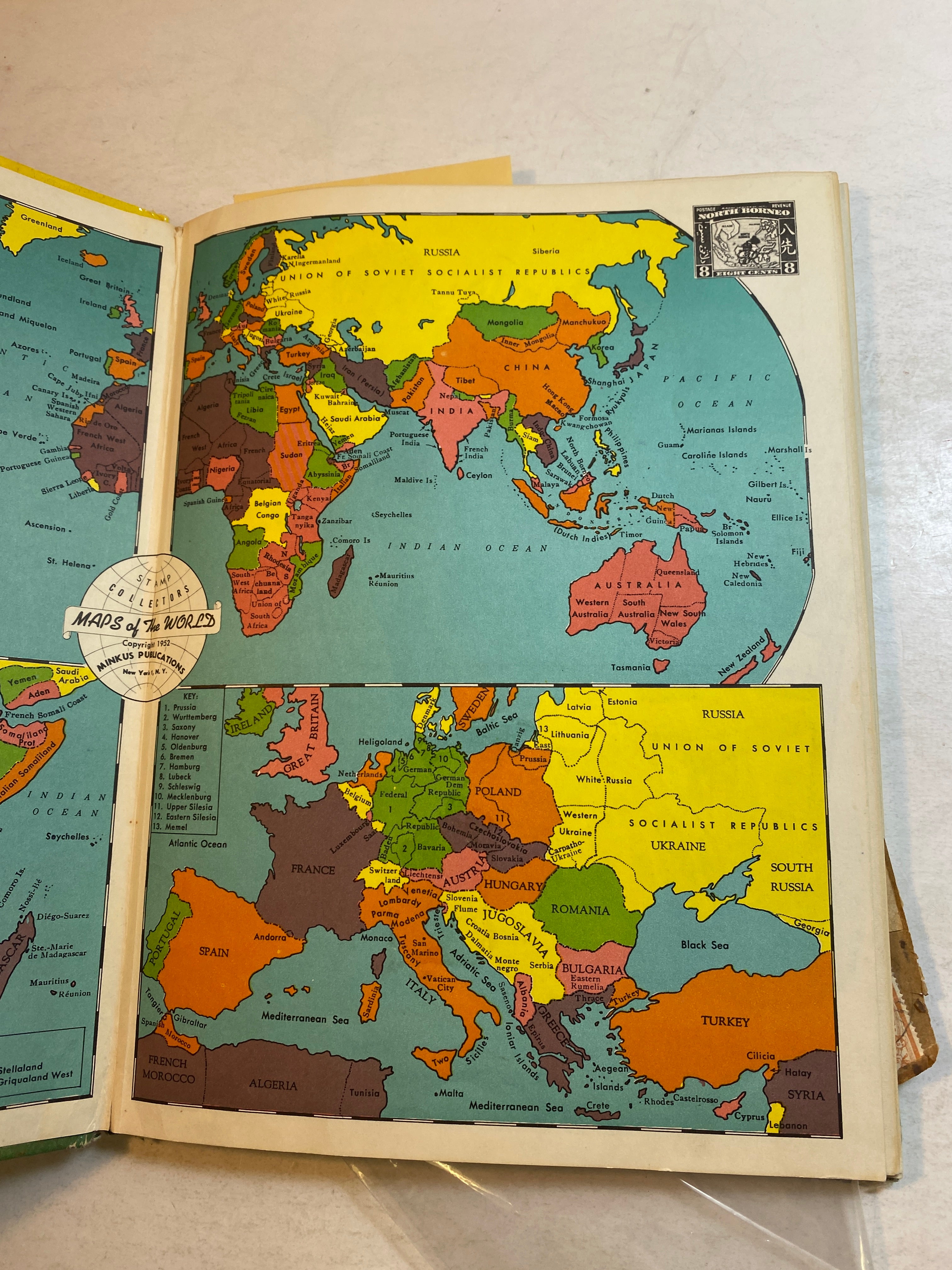 Large Stamp Collection with Many Vintage Albums