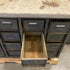 Large Steel 32 Drawer Tool Table w/ Mount