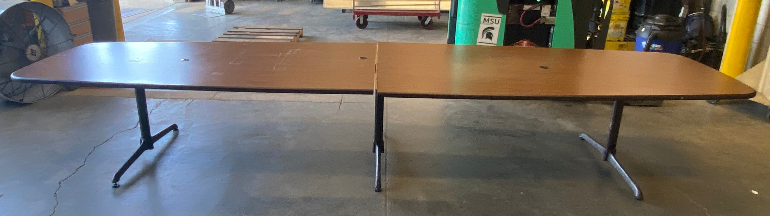 Large Wooden Conference Table