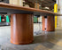 Large Wooden Edge Conference Table w/ Laminate Top and Outlet Placements