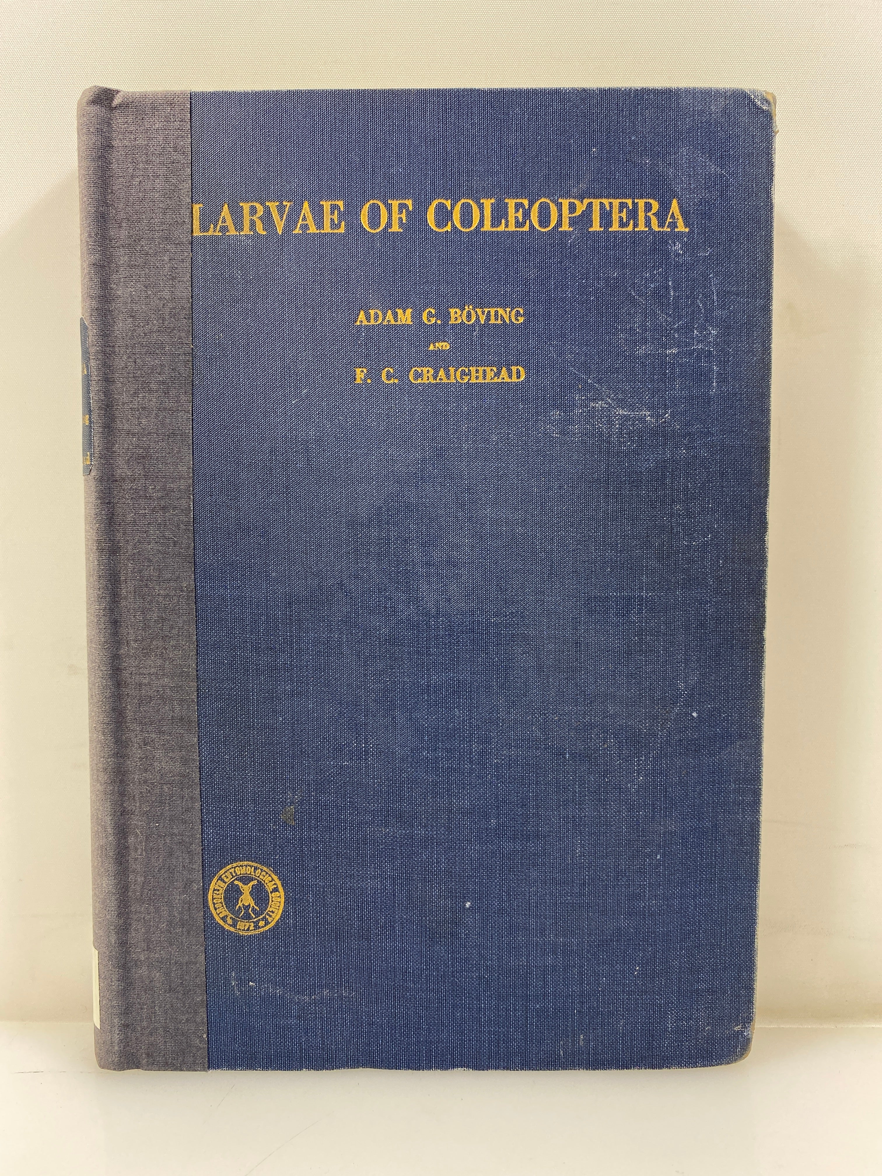 Larvae of Coleoptera by Boving/Craighead Ex-library 1931 HC