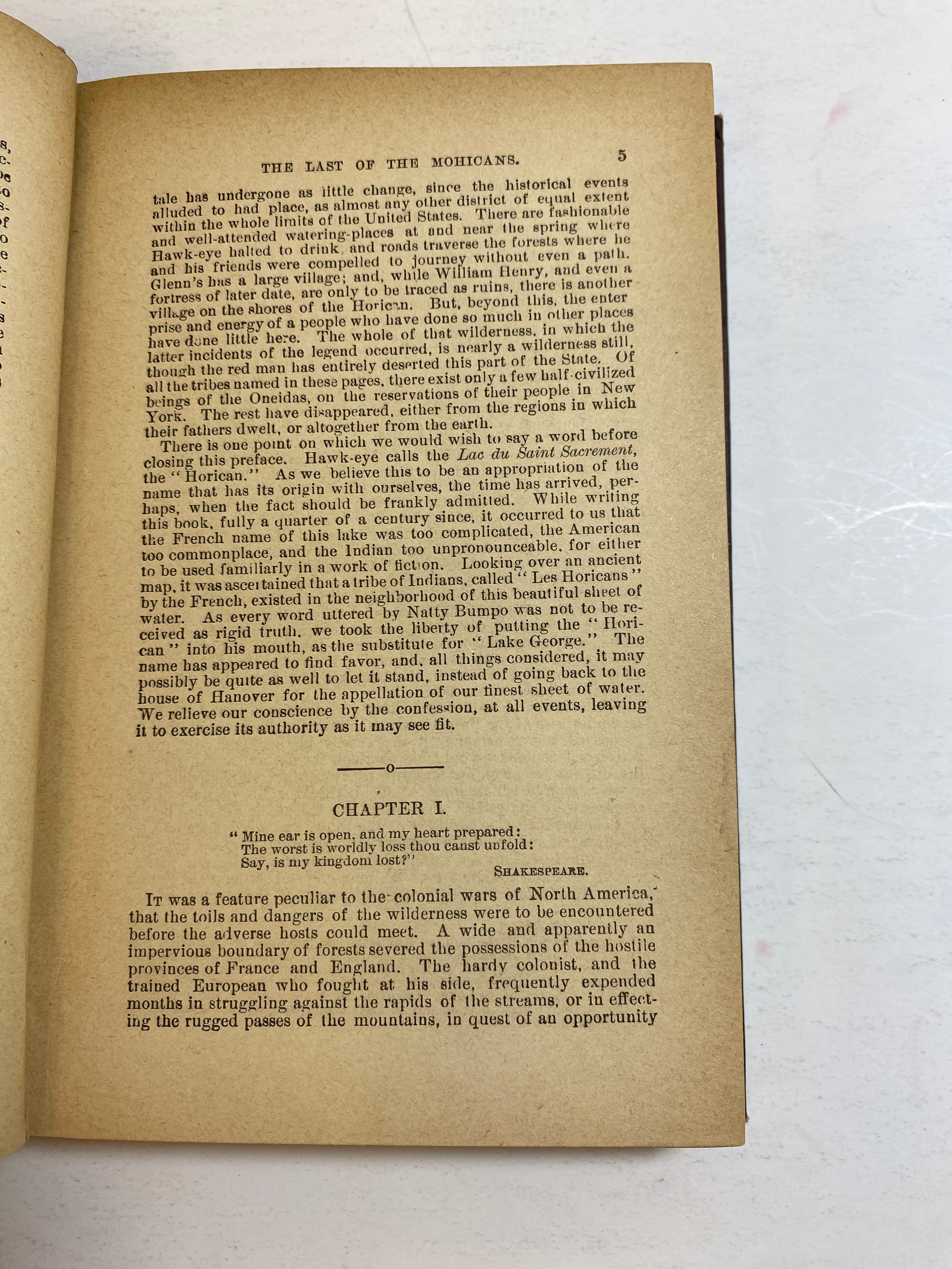 Last of the Mohicans J. Fenimore Cooper HC 1880s