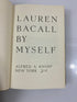 Lauren Bachall by Myself 1978 HCDJ