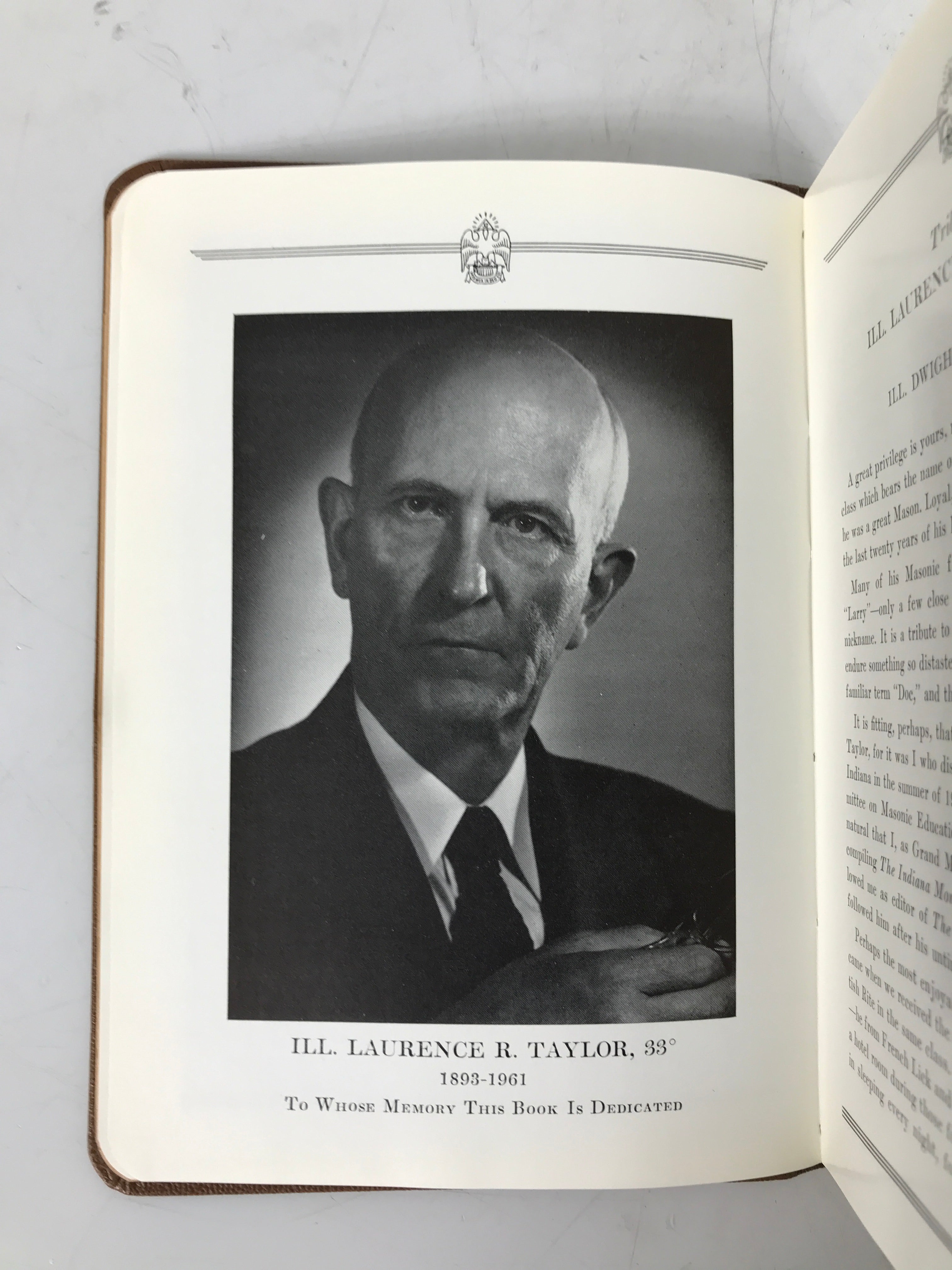 Laurence R. Taylor 33rd Degree Ancient Accepted Scottish Rite Spring 1964