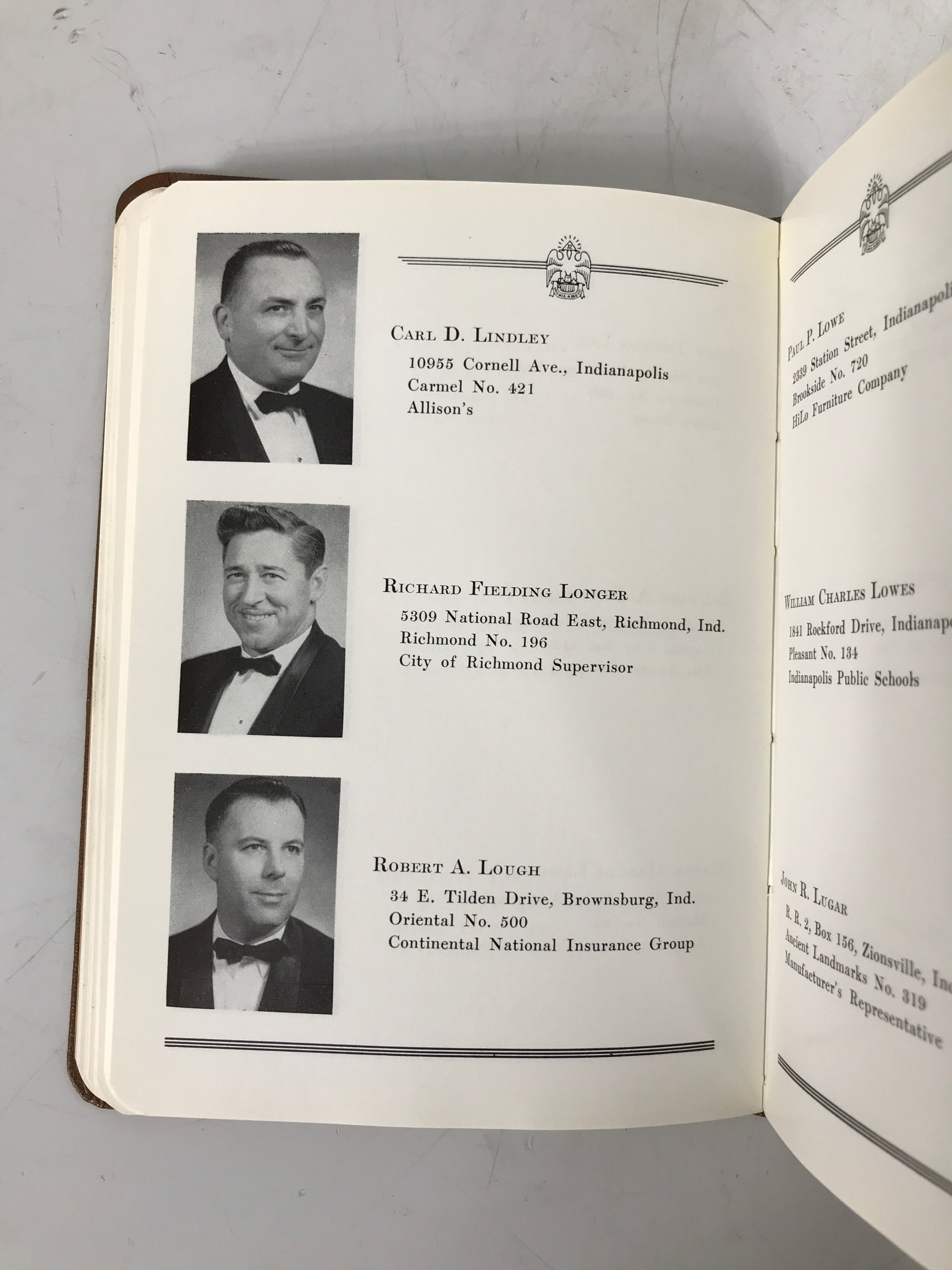 Laurence R. Taylor 33rd Degree Ancient Accepted Scottish Rite Spring 1964
