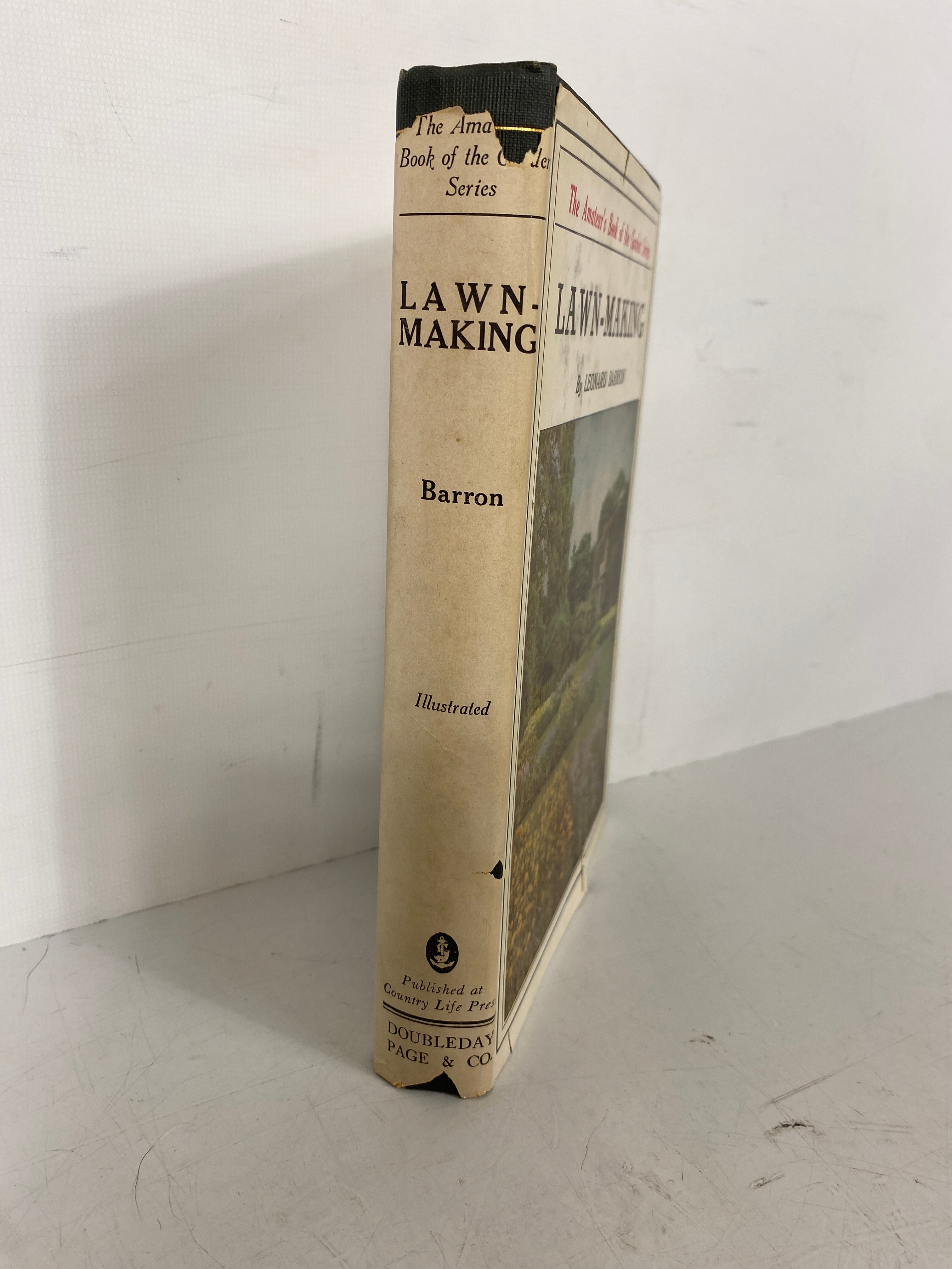 Lawn-Making by Leonard Barron 1923 Antique HC DJ