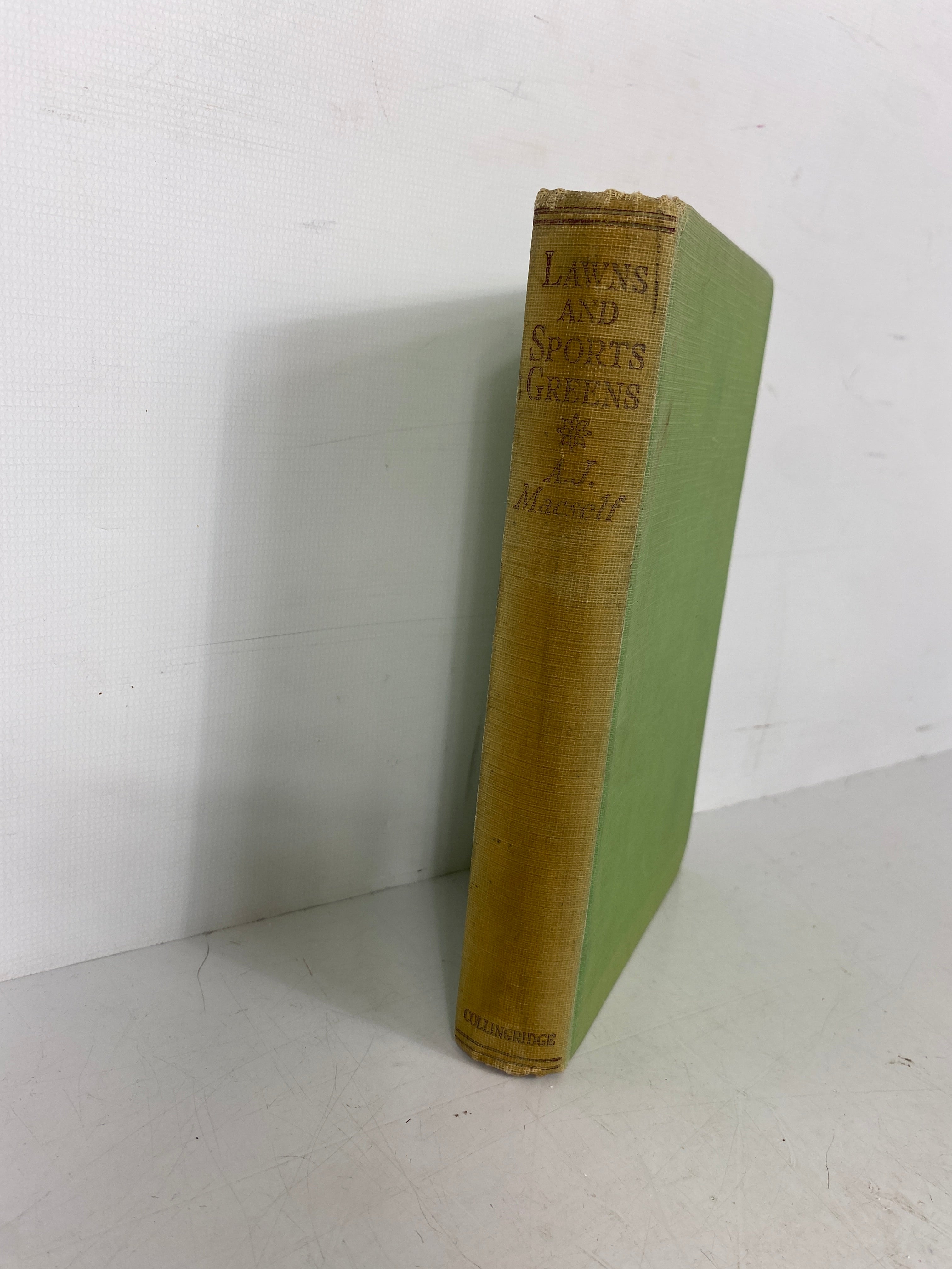 Lawns & Sports Greens by A.J. Macself c1947 Vintage HC