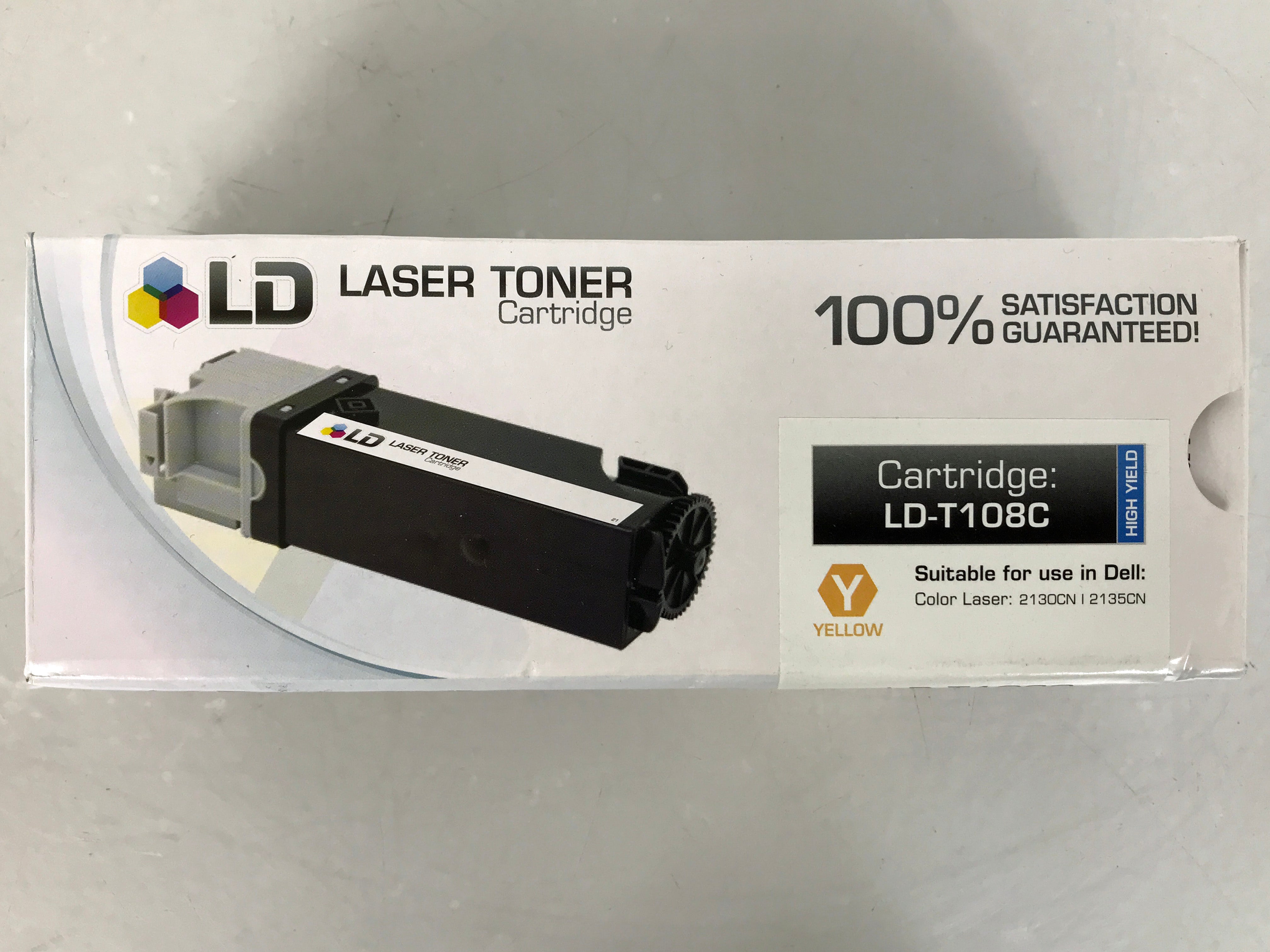 LD LD-T108C Yellow Laser Toner Cartridge