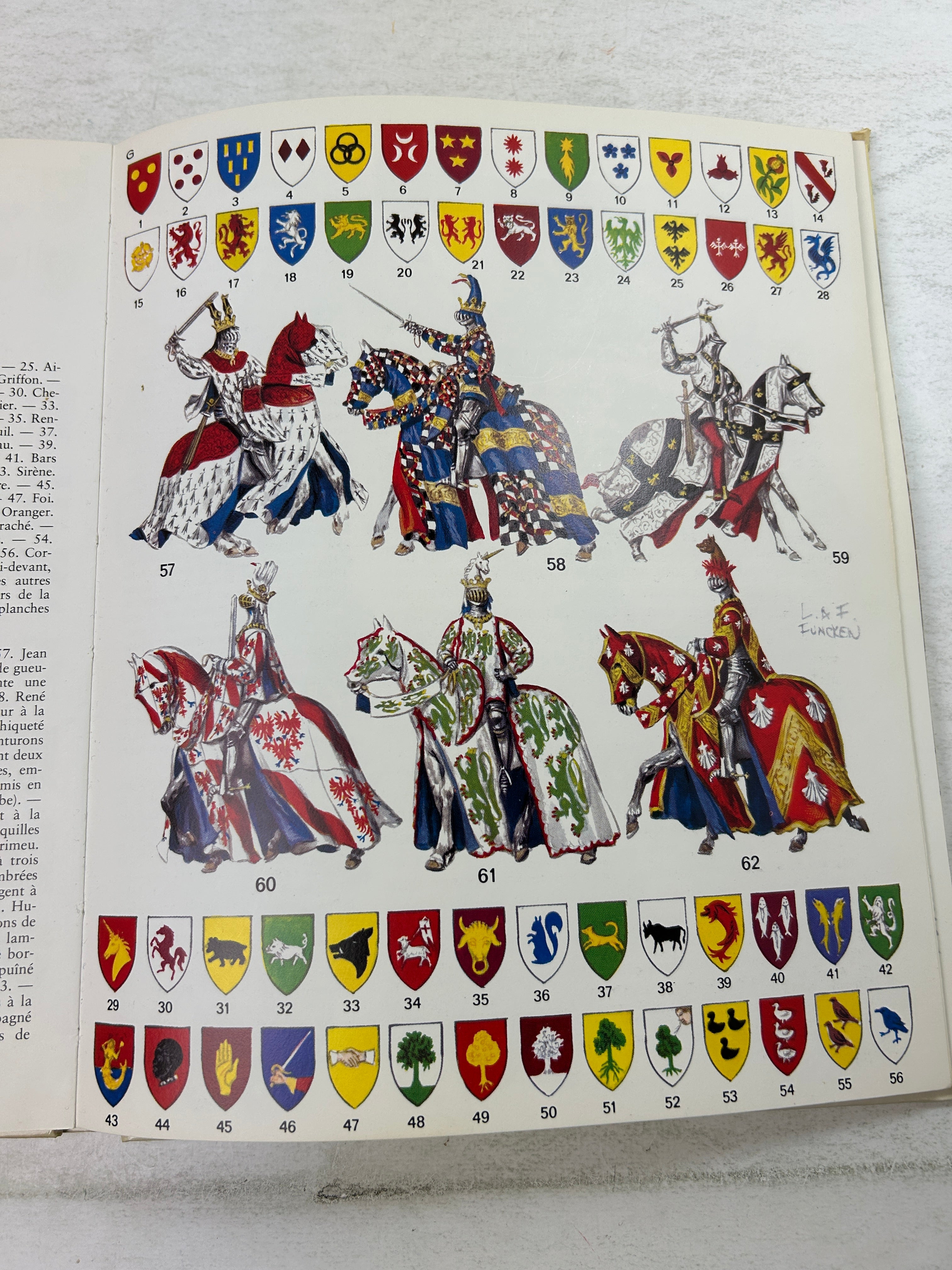 Le costume, l'armure et les armes au temps de la chevalerie (French)  Funcken HC