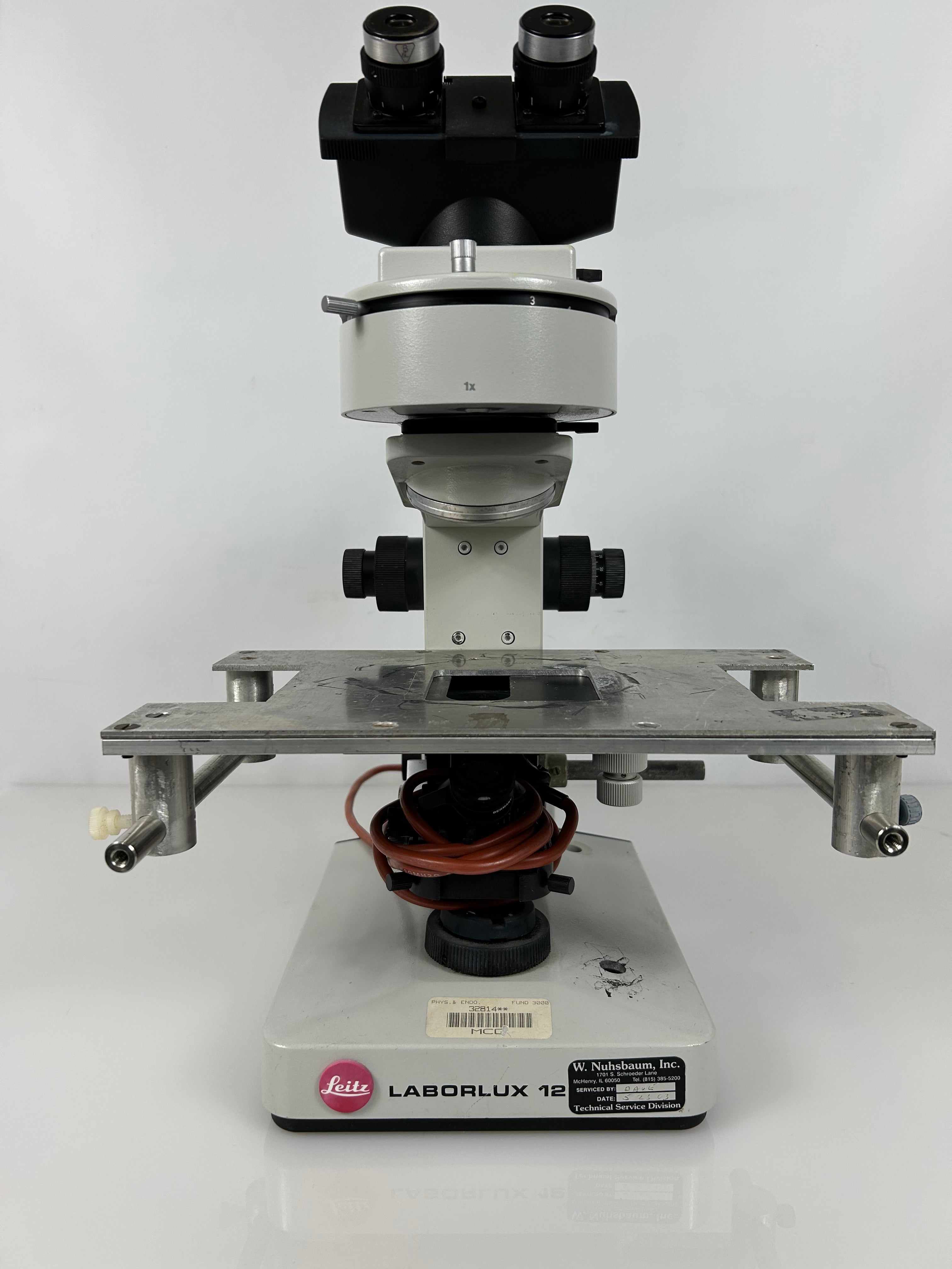 Leitz Laborlux 12 Microscope with 100W Halogen Lamphouse *Untested*
