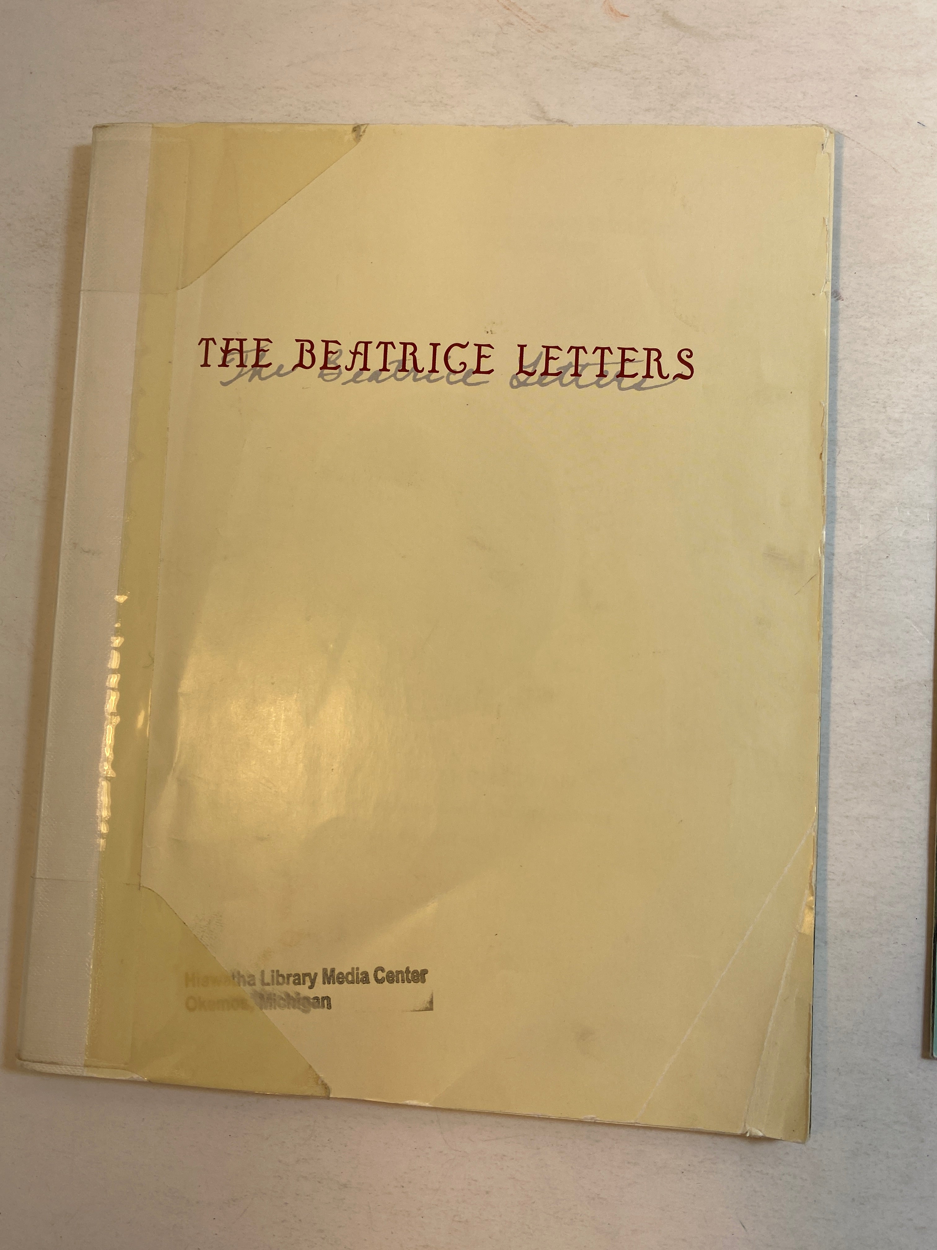 Lemony Snicket Beatrice Letters 2006
