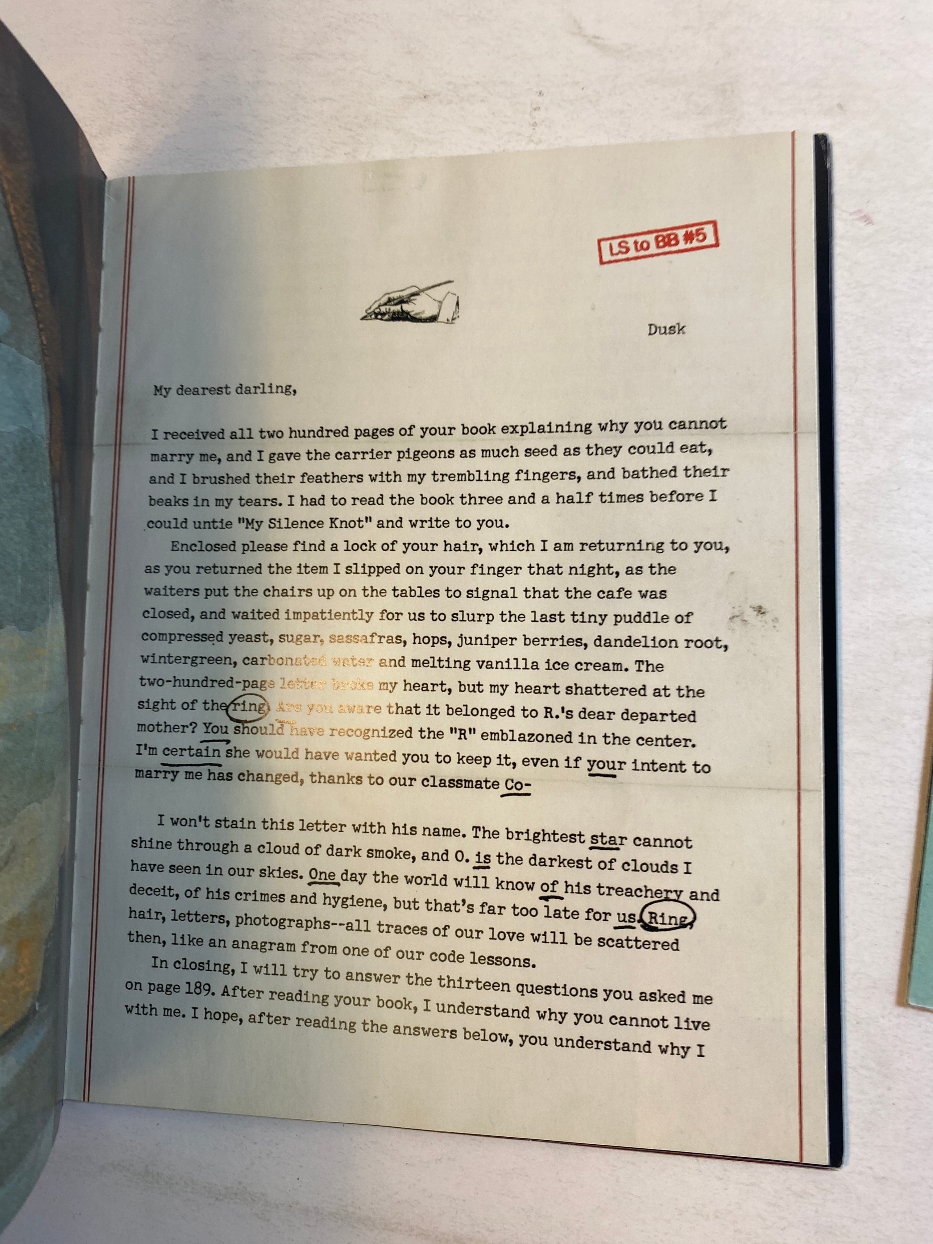 Lemony Snicket Beatrice Letters 2006