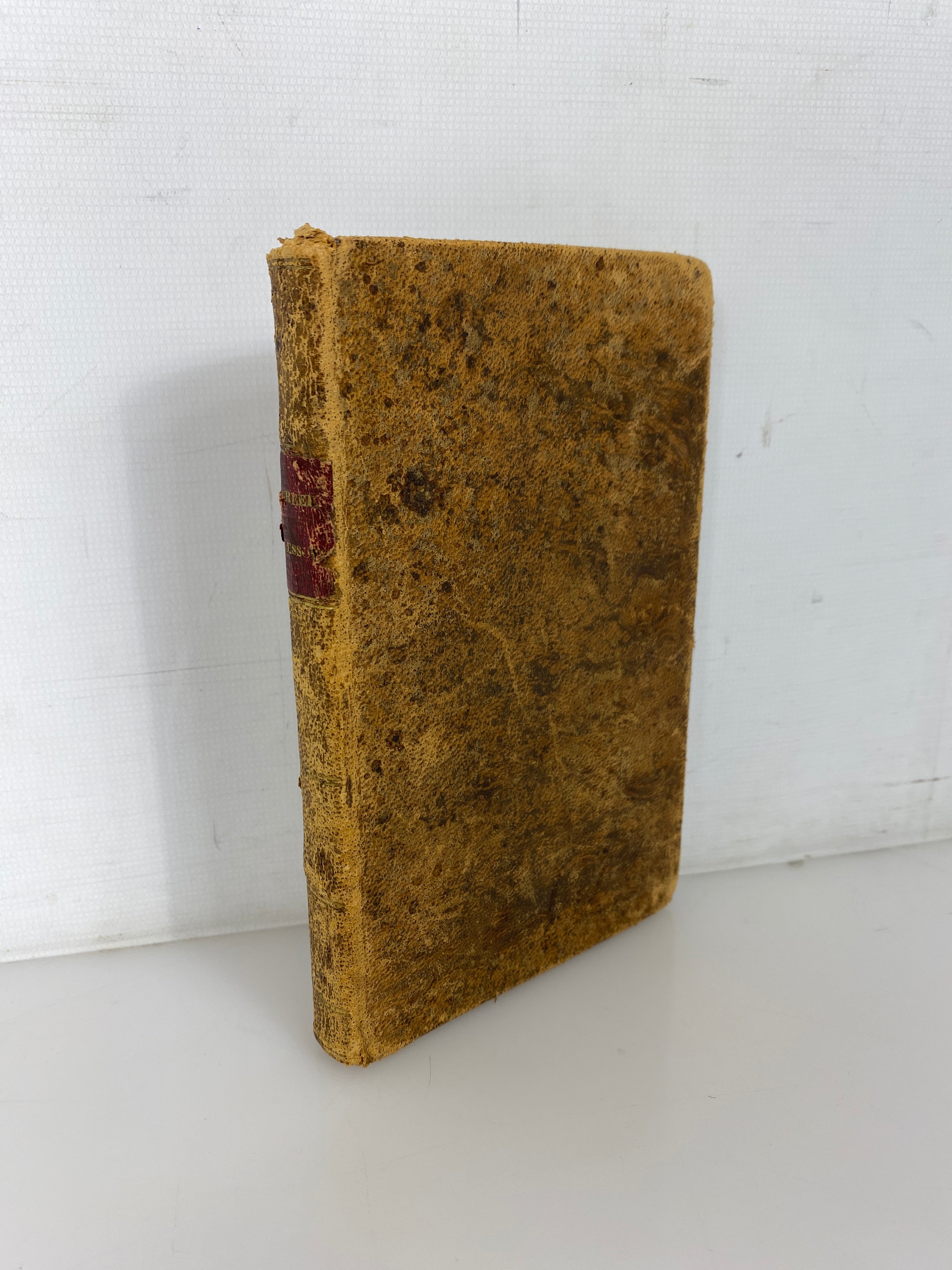 Lessons in Greek Parsing by Goodrich 1832 2nd Edition Antique Leather Bound