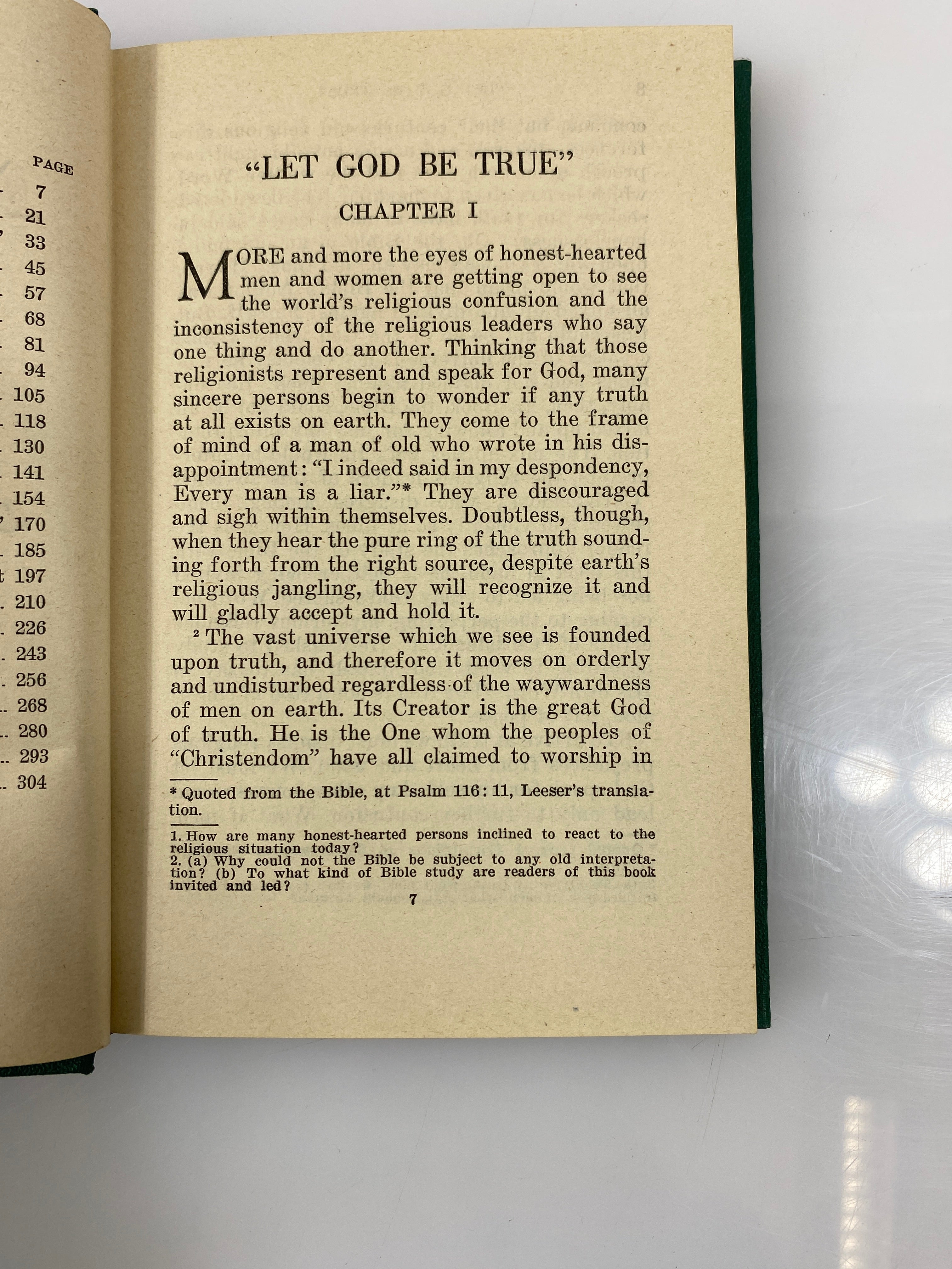 Let God Be True 1946 Watchtower Bible and Tract Society HC