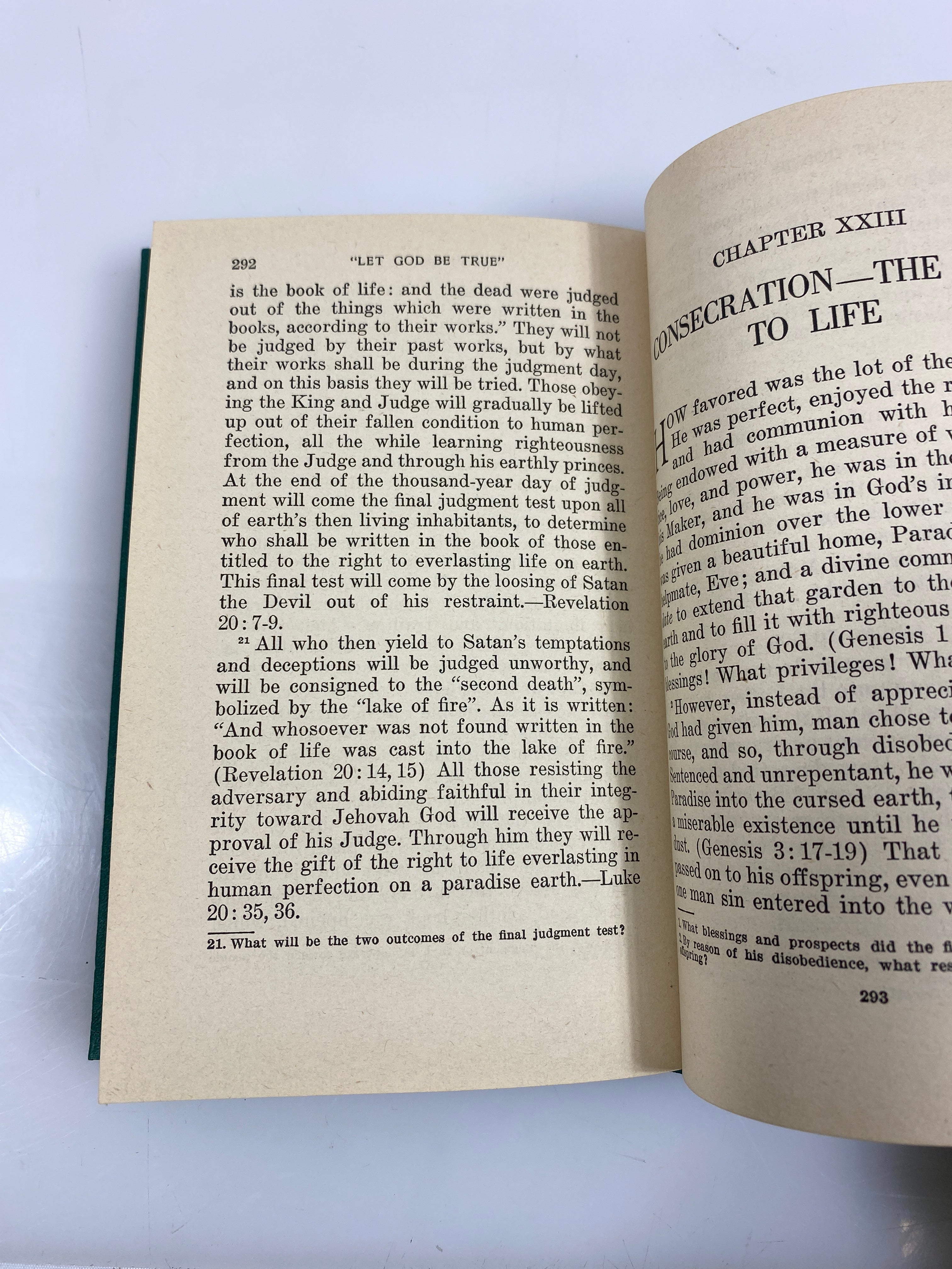 Let God Be True 1946 Watchtower Bible and Tract Society HC
