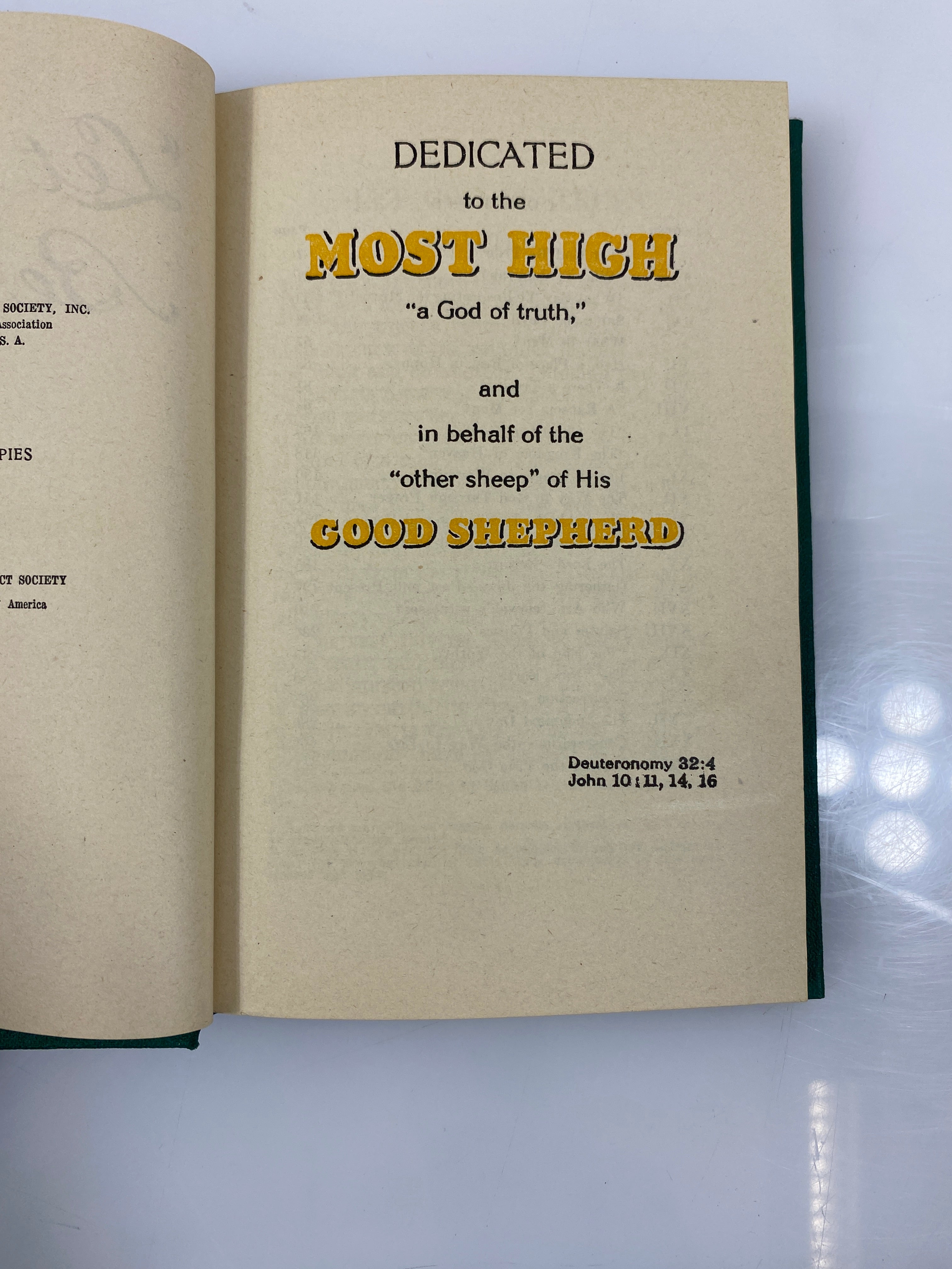 Let God Be True 1946 Watchtower Bible and Tract Society HC