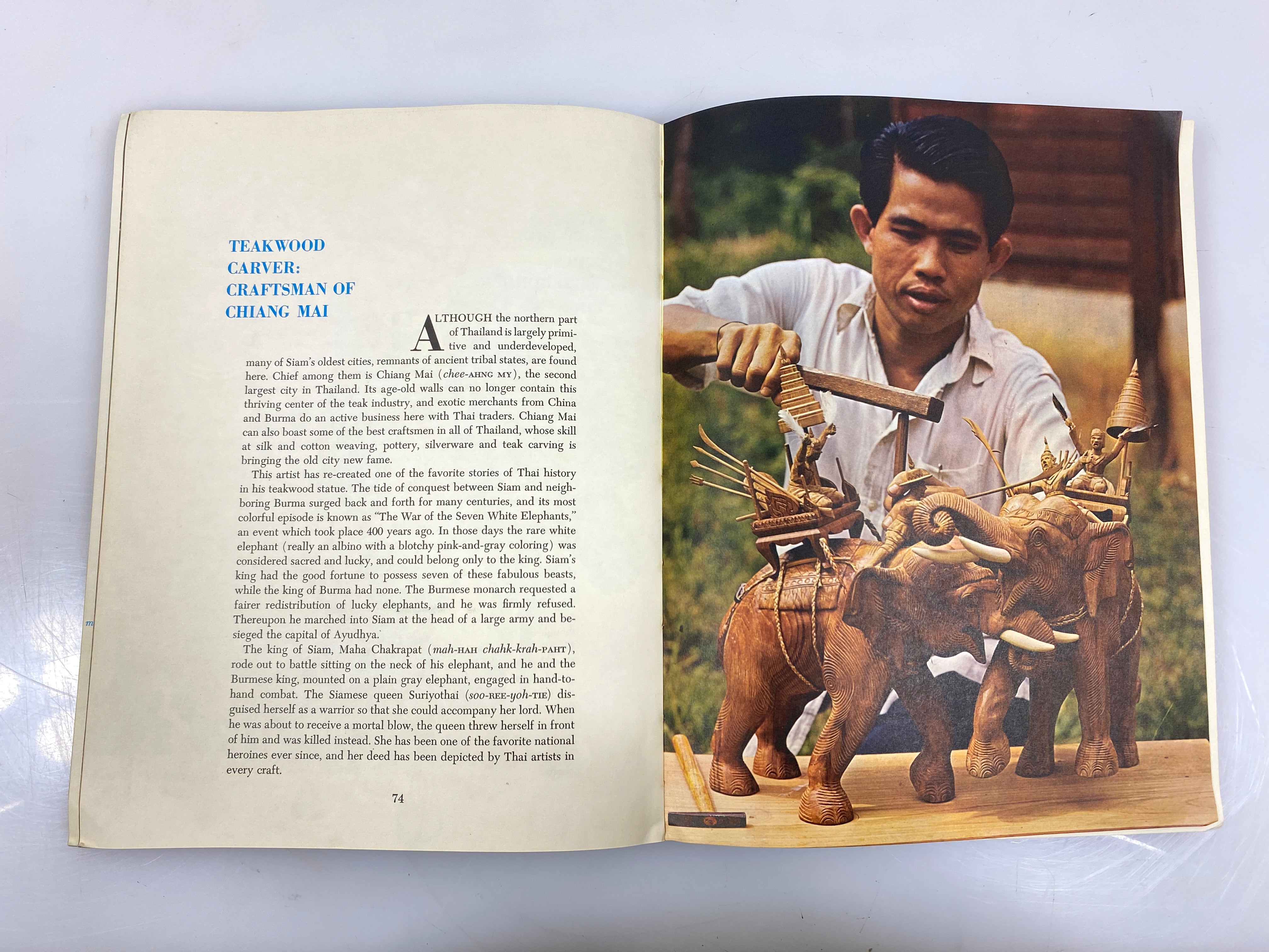 Let's Travel in Thailand by Darlene Geis 1969 SC