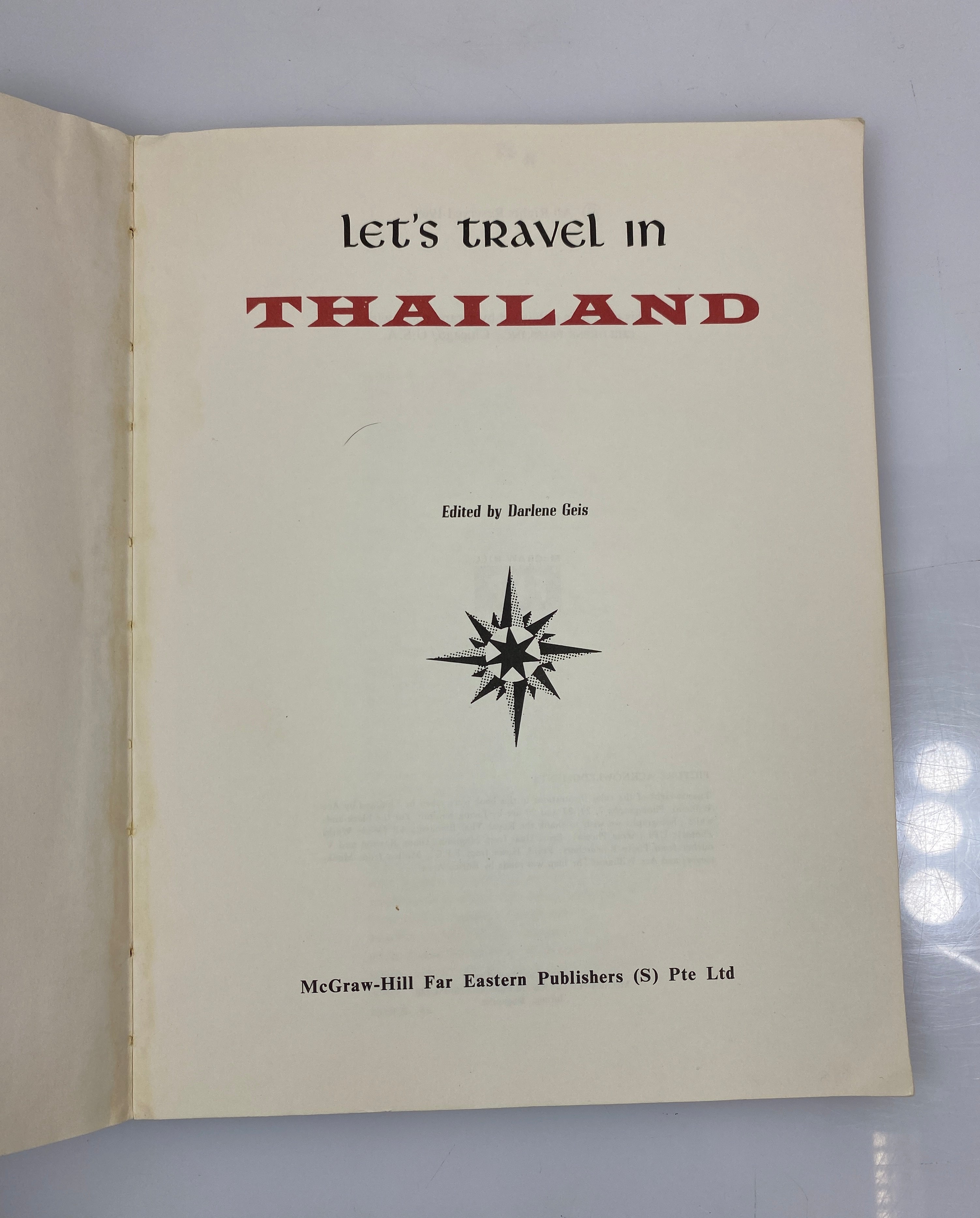 Let's Travel in Thailand by Darlene Geis 1969 SC
