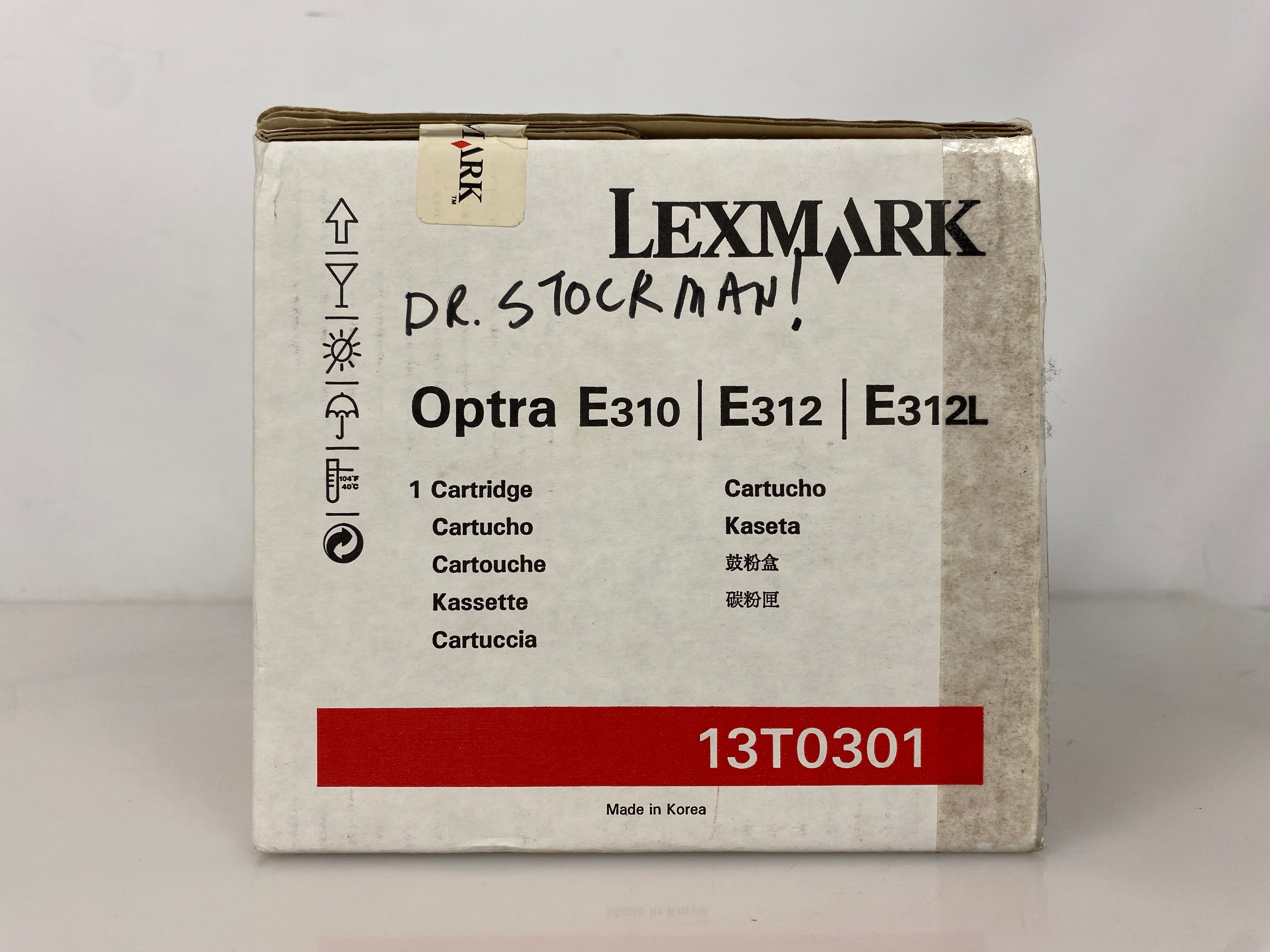 Lexmark 13T0301 Black Toner Cartridge