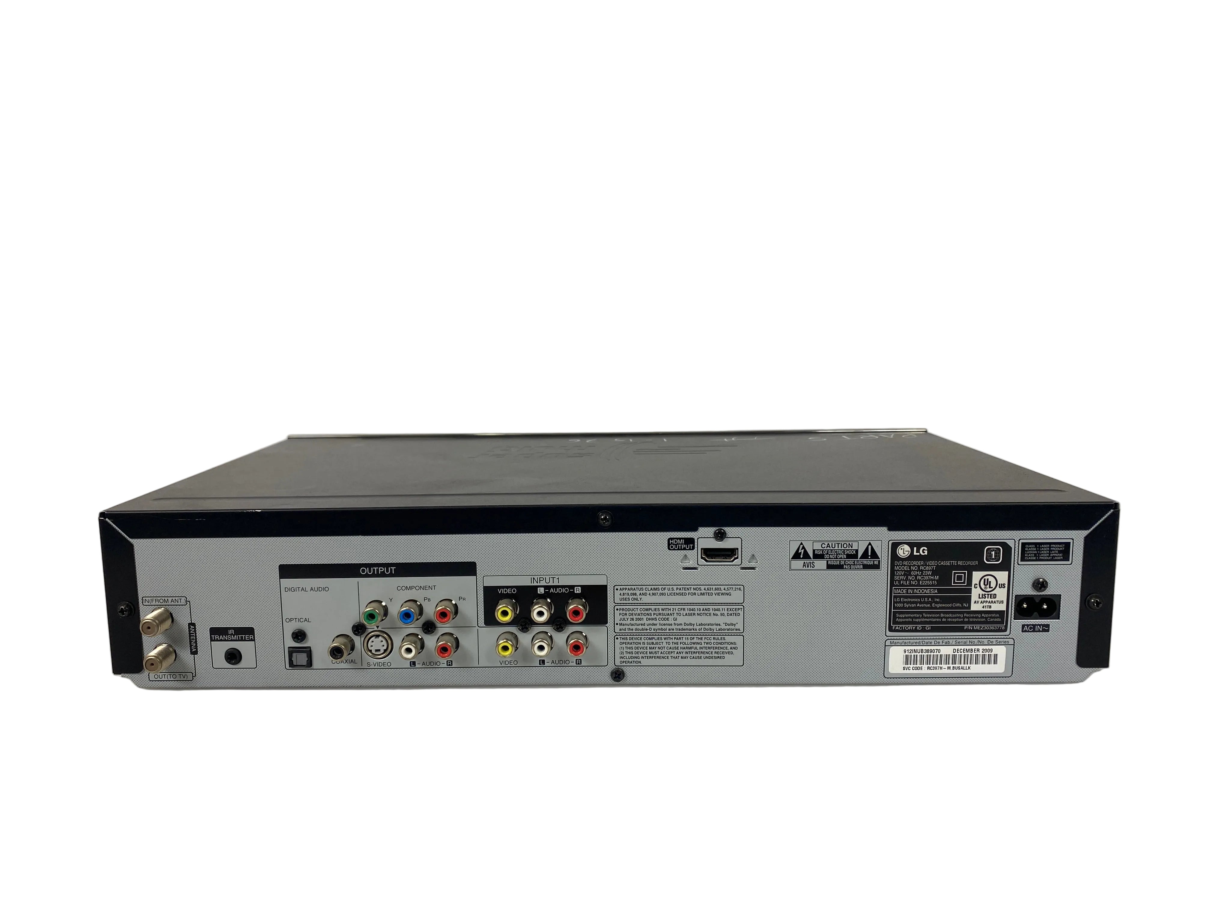 LG DVD Recorder / Video Cassette Recorder RC897T *Parts*