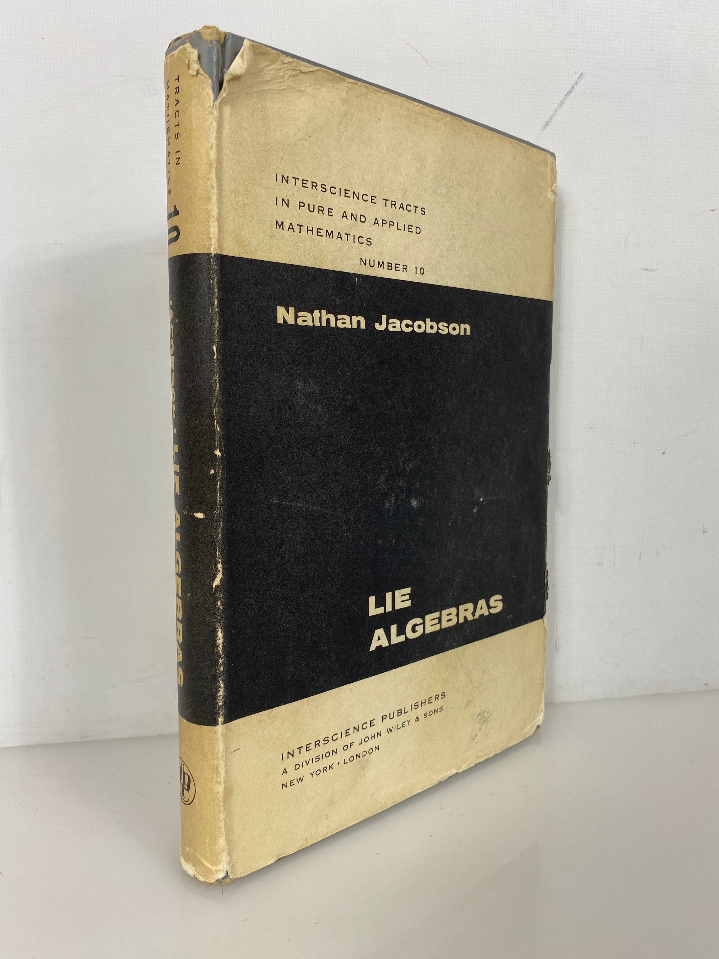 Lie Algebras by Nathan Jacobson 1962 Interscience Tracts 10 HC DJ