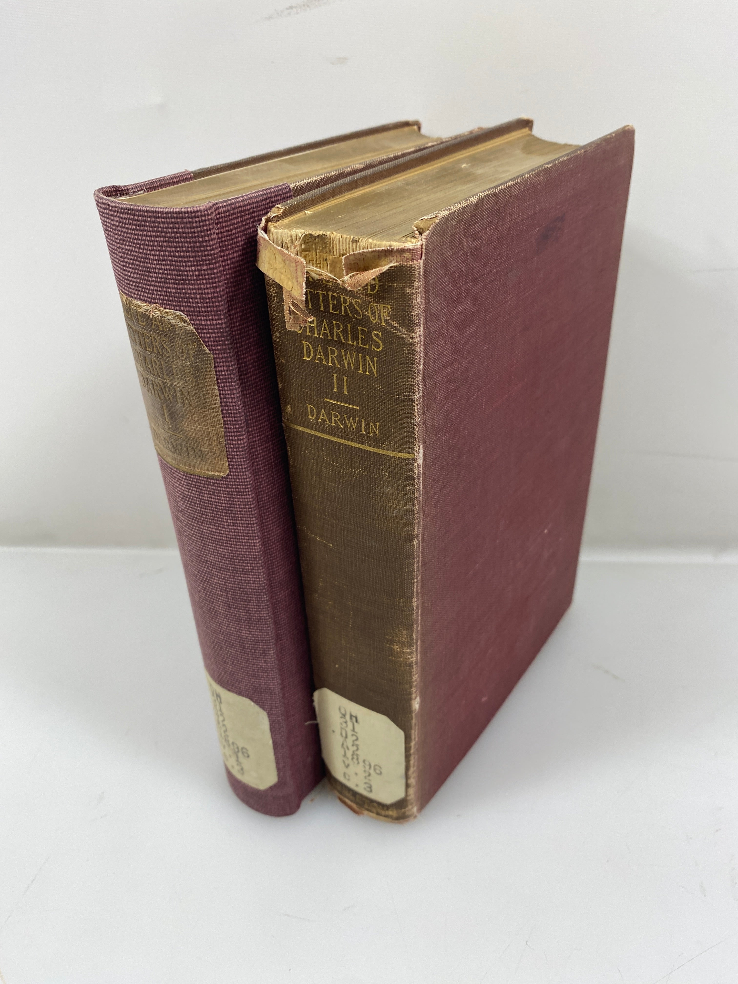 Life and Letters of Charles Darwin 2 Volumes 1896 HC