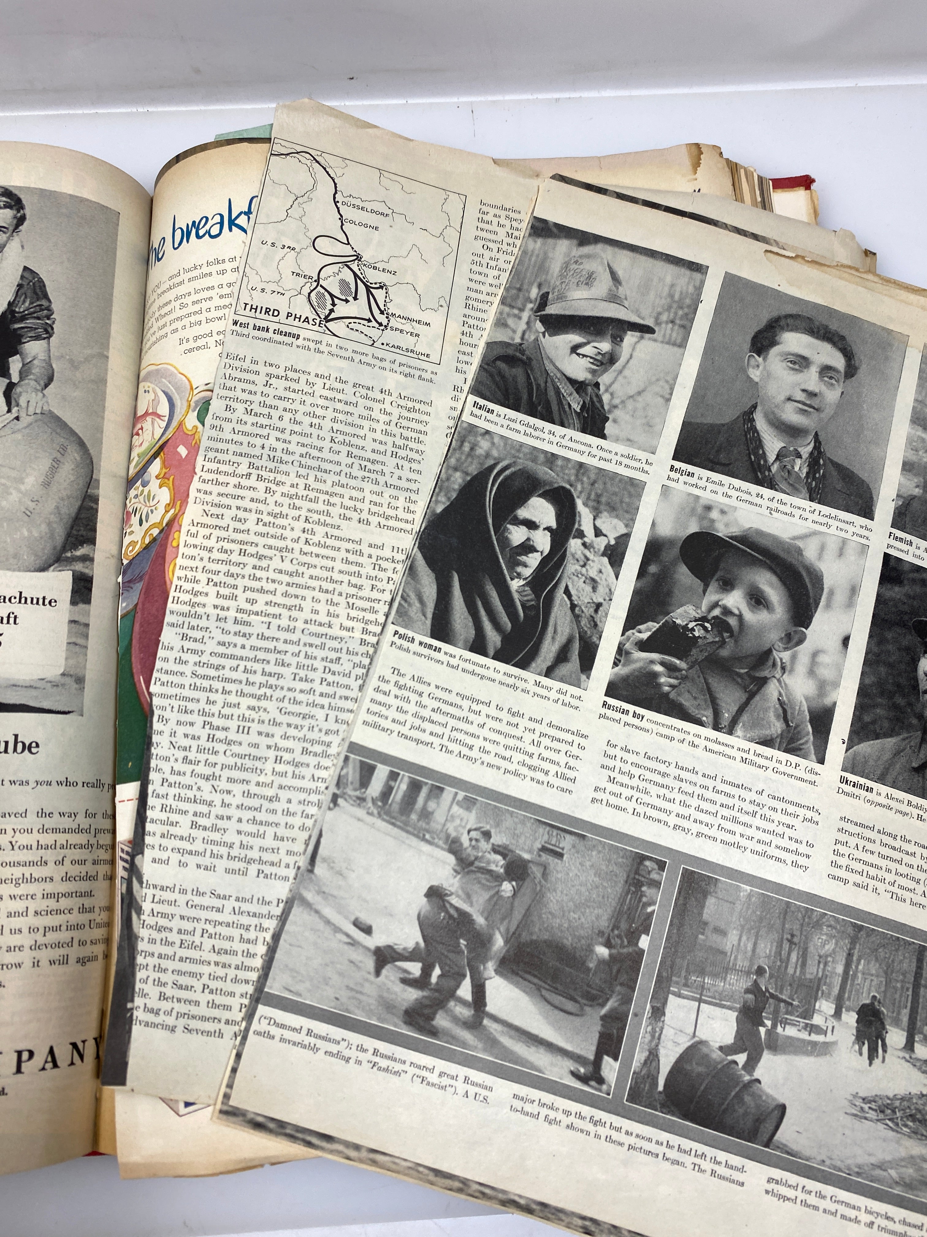 Life Magazine 18 Pt. 2 Mar-Apr. 1945 Ex-library HC