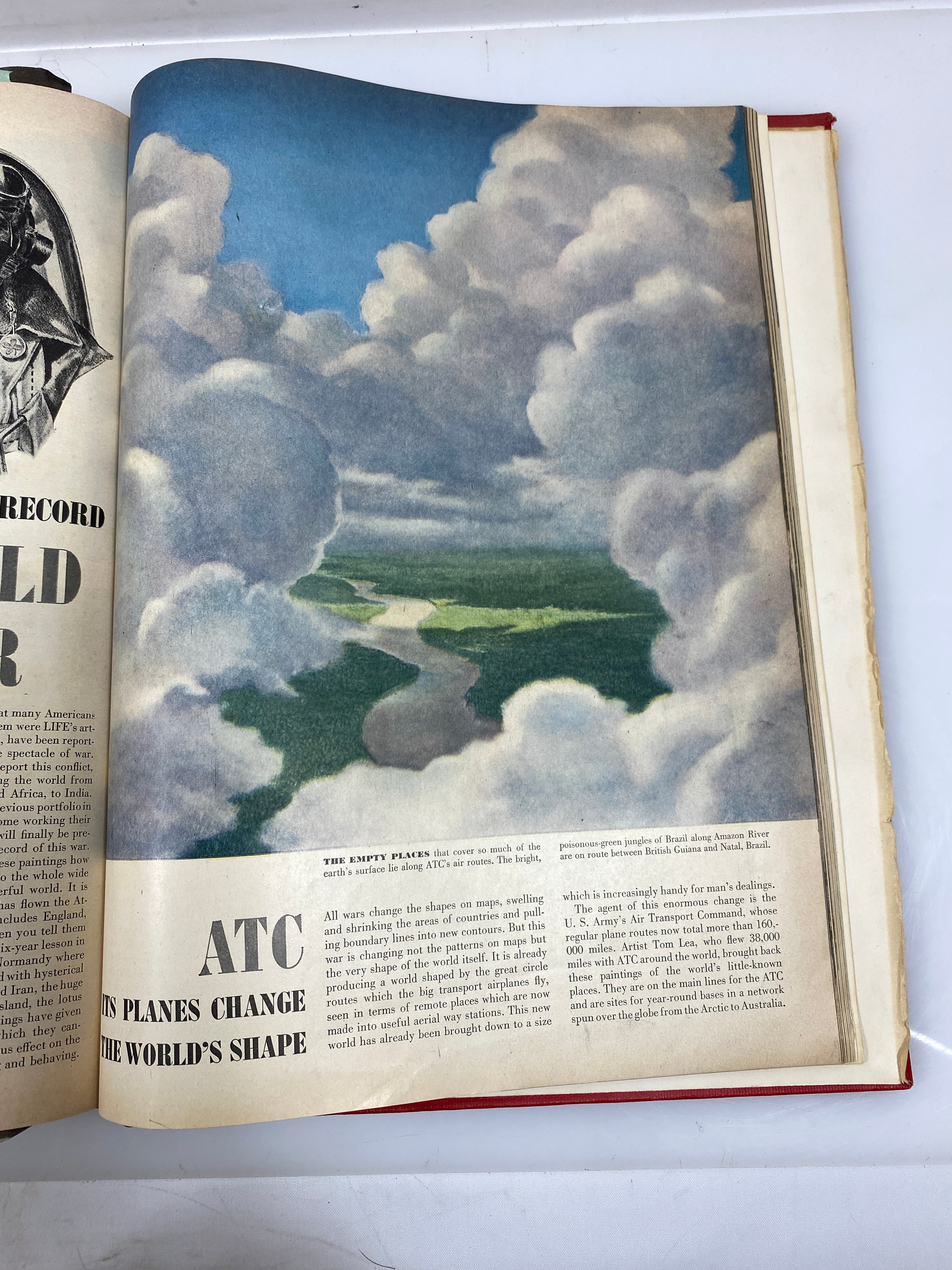 Life Magazine 18 Pt. 2 Mar-Apr. 1945 Ex-library HC