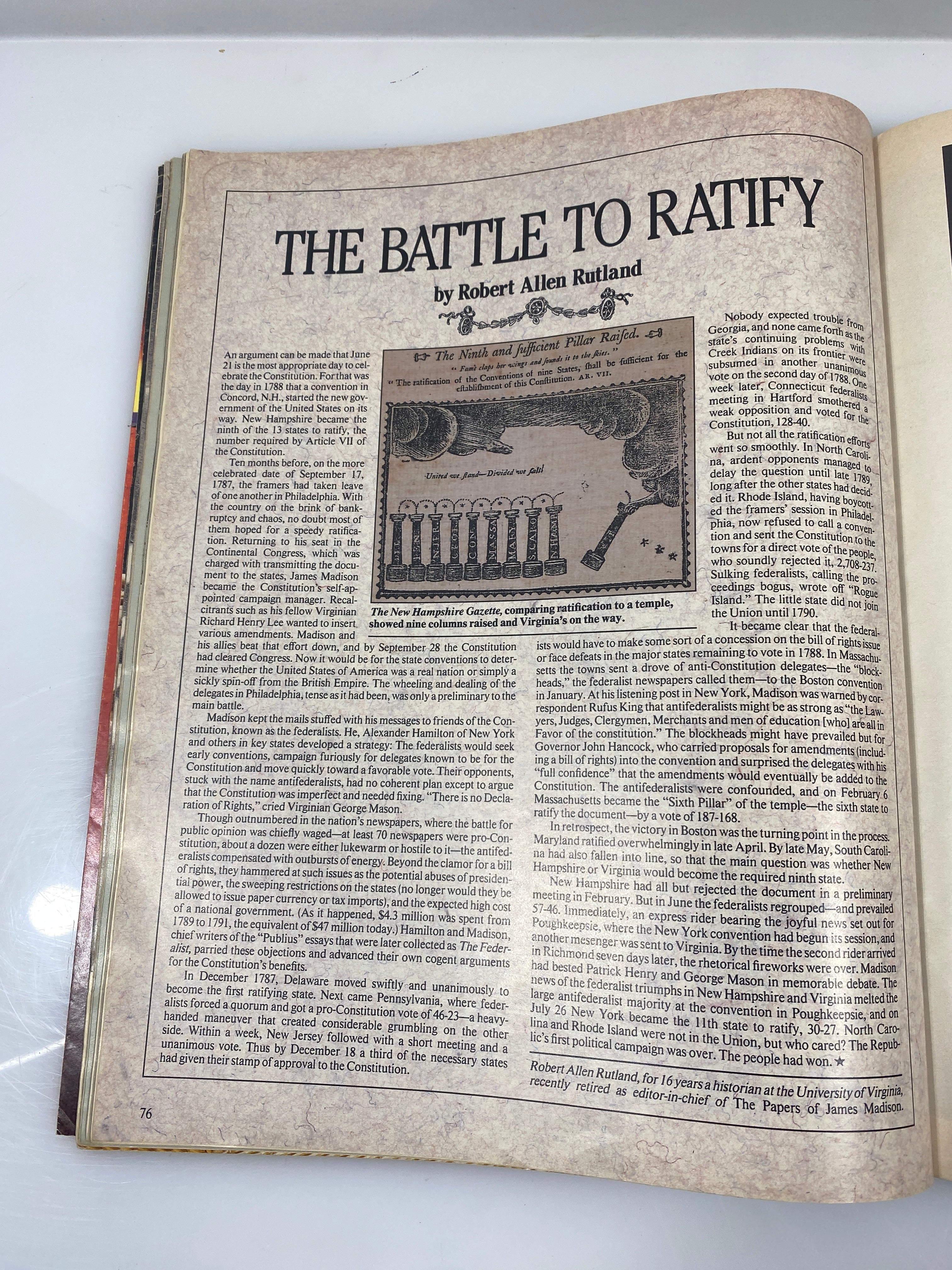 Life Magazine Constitution Issue Fall 1987