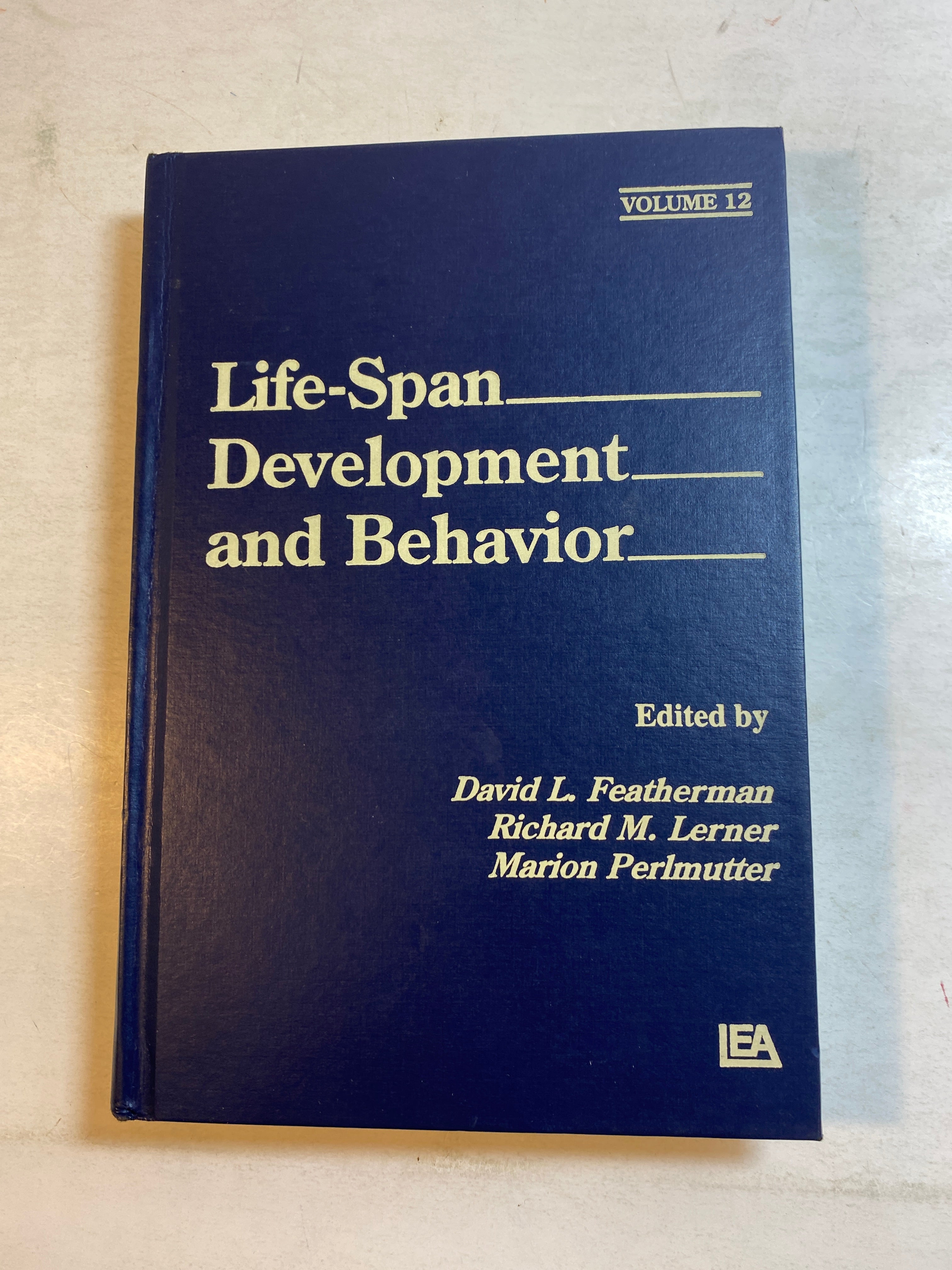 Life-Span Development and Behavior Vol 12 HC 1994 *Signed*