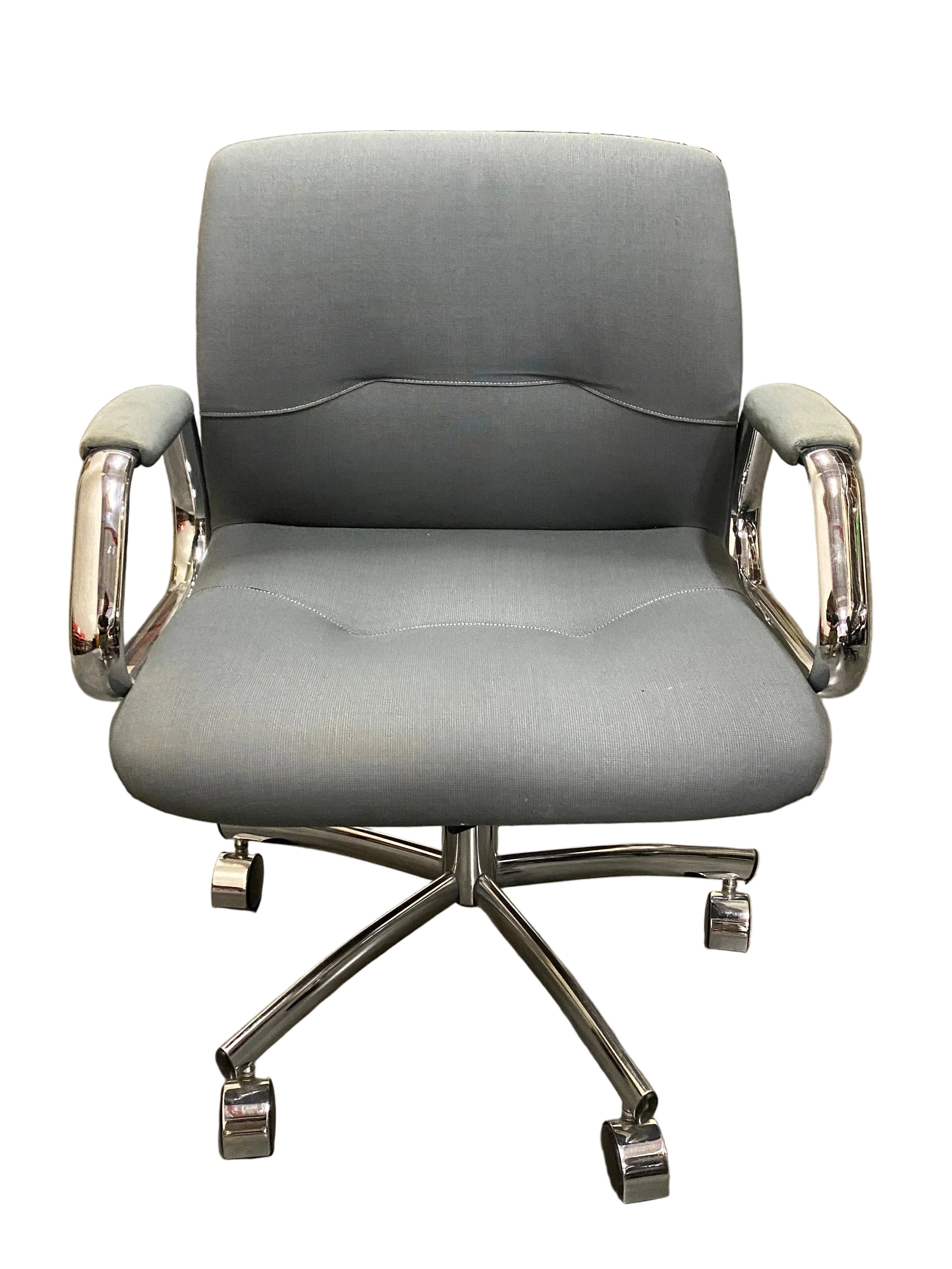 Light Blue Rolling Office Chair