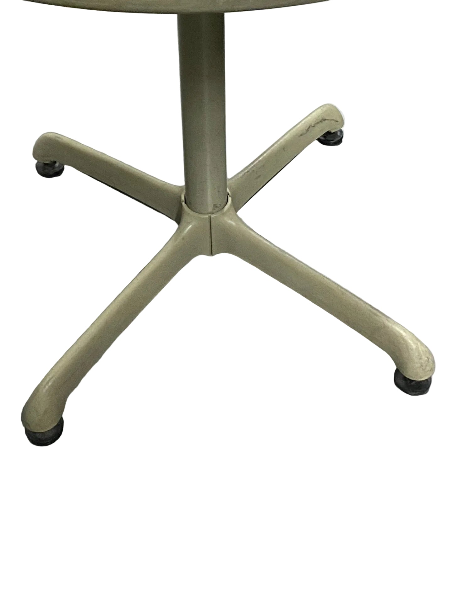 Light Brown Wooden Round Table