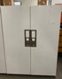 Light Grey Metal 2 Door Cabinet with Hanging Rod