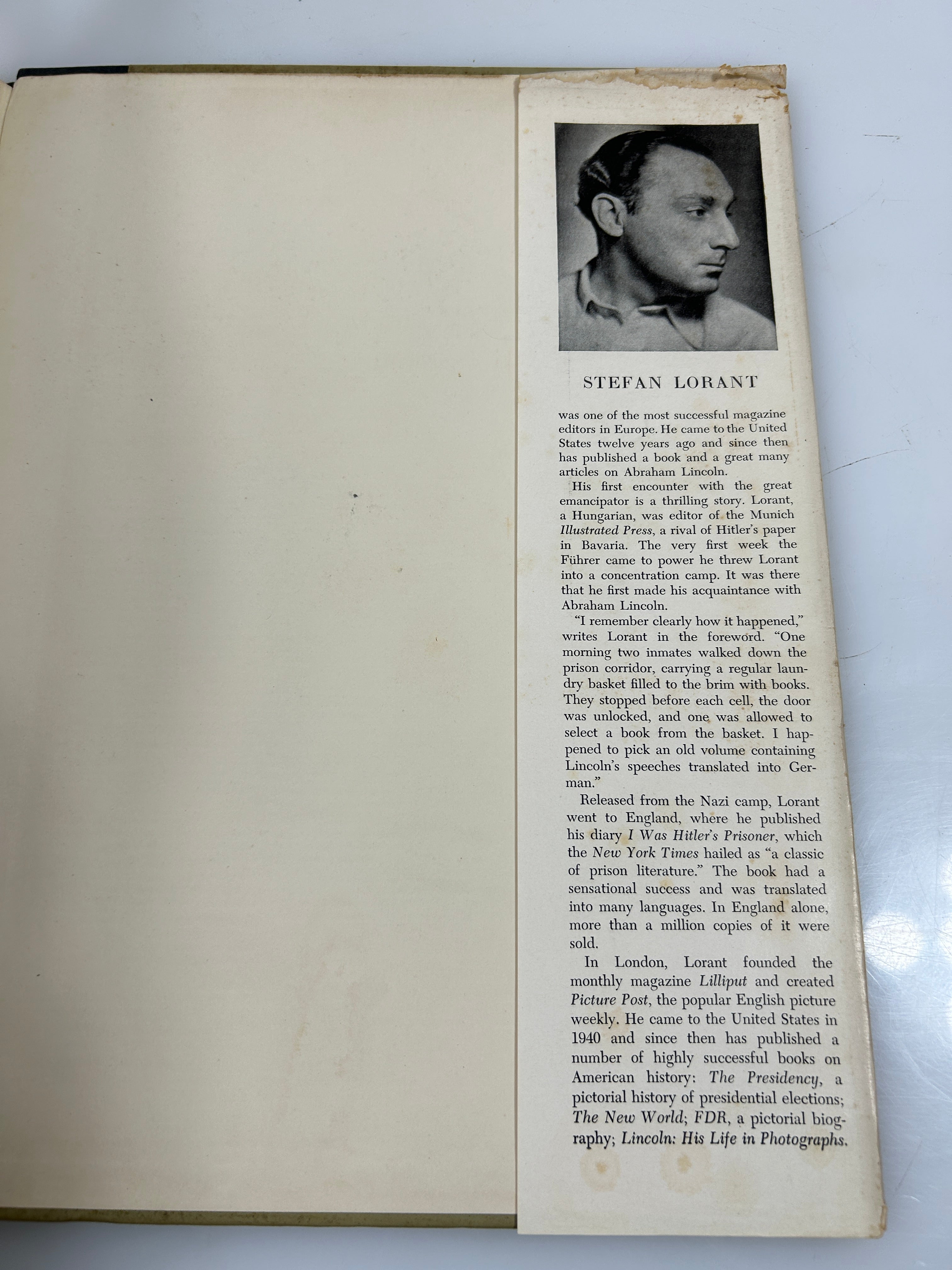 LINCOLN A Picture Story of his Life by Stefan Lorant Harper & Bros 1952 HCDJ