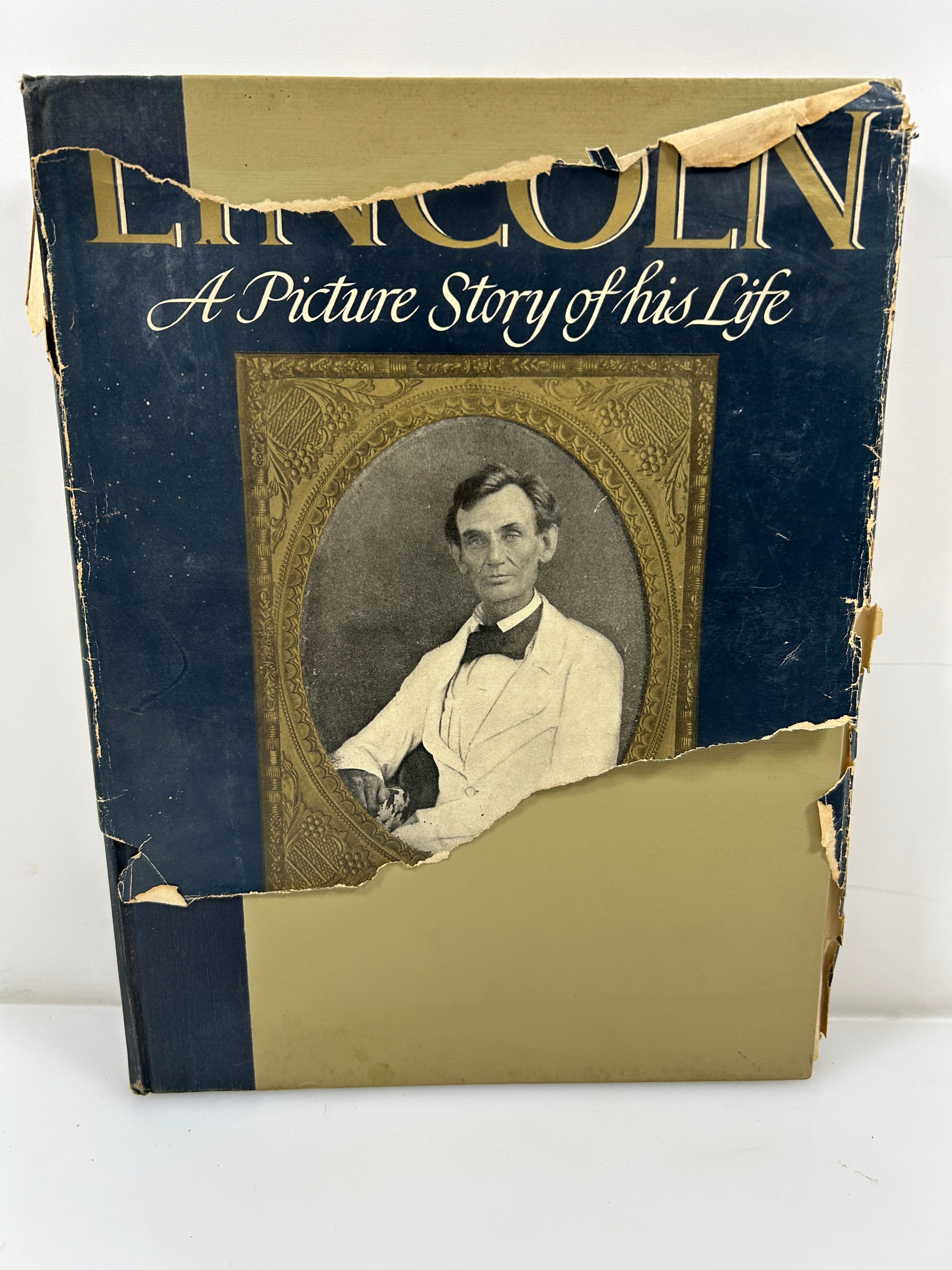 LINCOLN A Picture Story of his Life by Stefan Lorant Harper & Bros 1952 HCDJ