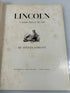 LINCOLN A Picture Story of his Life by Stefan Lorant Harper & Bros 1952 HCDJ