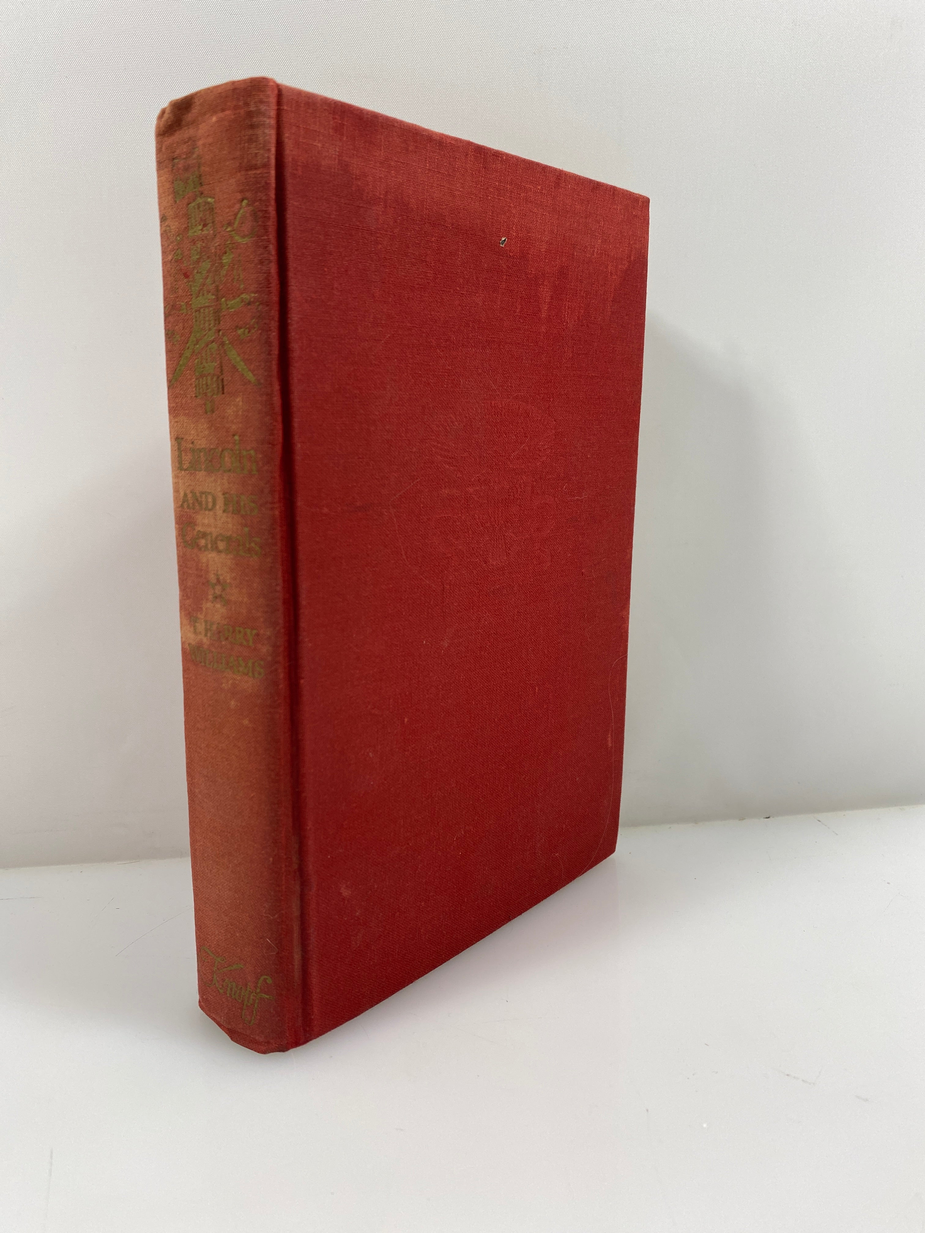 Lincoln and his Generals by Williams 1952 HC