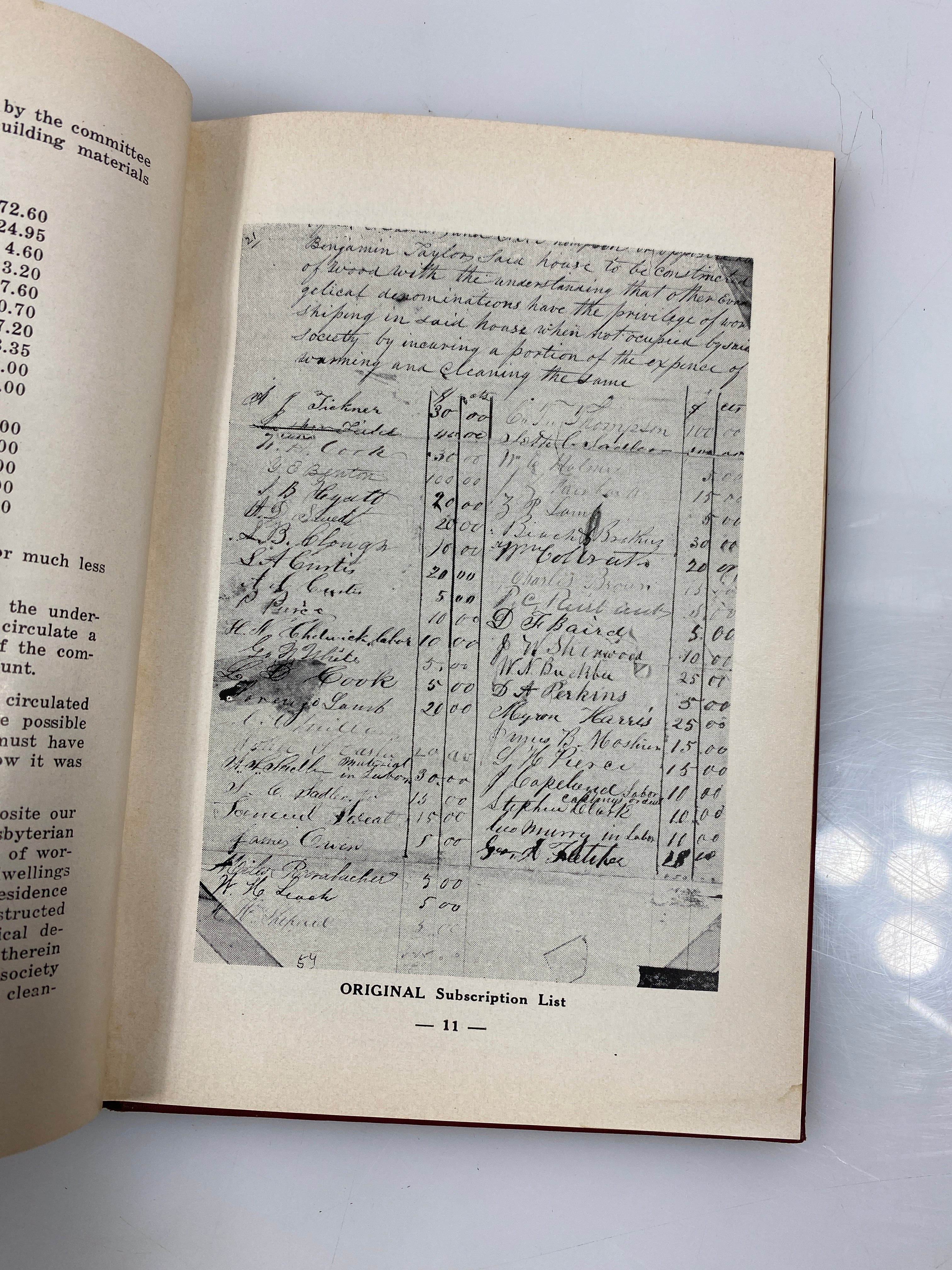 Linden Presbyterian Church Centennial History 1860-1960 HC *Signed*